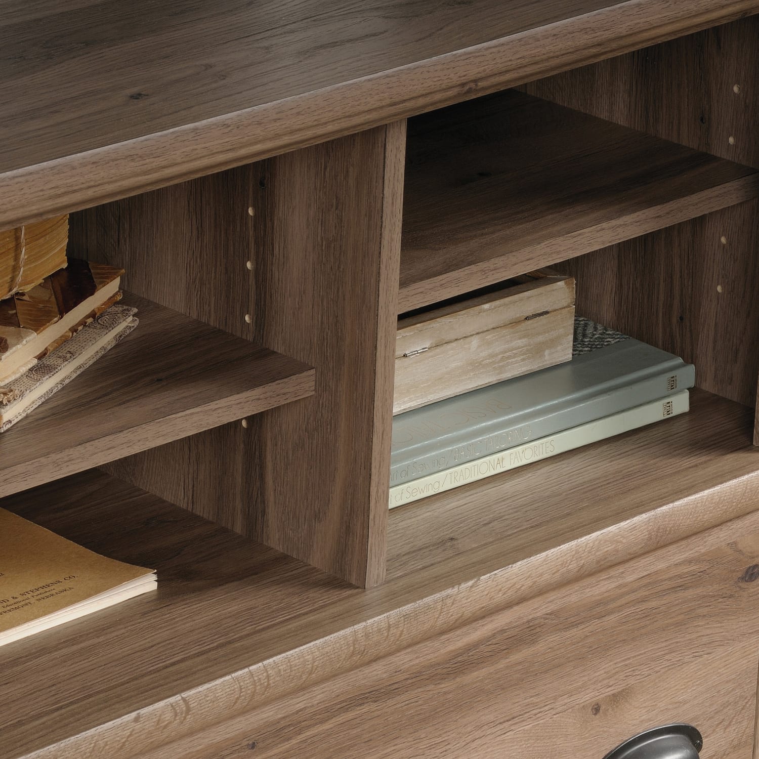 Sauder Harbor View 32inW x 21-13/16inD Lateral File Cabinet, Salt Oak - Image 6