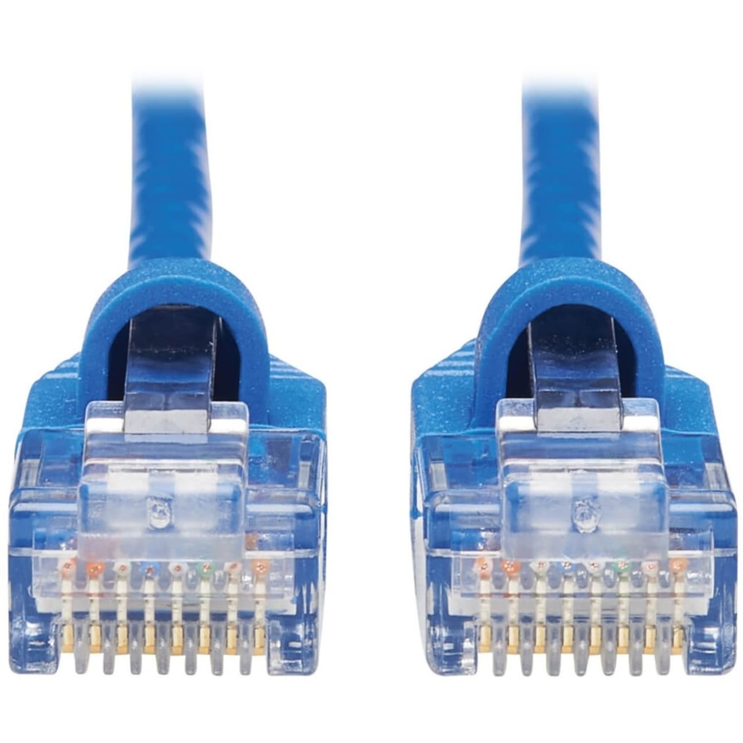 Tripp Lite Cat6a 10G Snagless Molded Slim UTP Network Patch Cable (M/M), Blue, 15 ft. - First End: 1x R - N261S15BL - Image 4