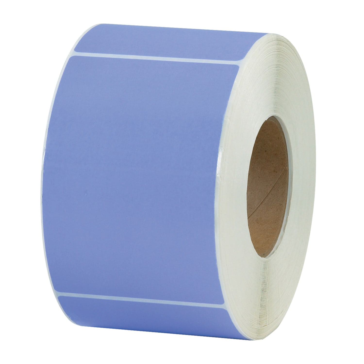 Partners Brand Color Thermal Transfer Labels, THL130PR, Rectangle, 4in x 6in, Purple, 1,000 Labels Per Roll, Pack Of 4 Rolls