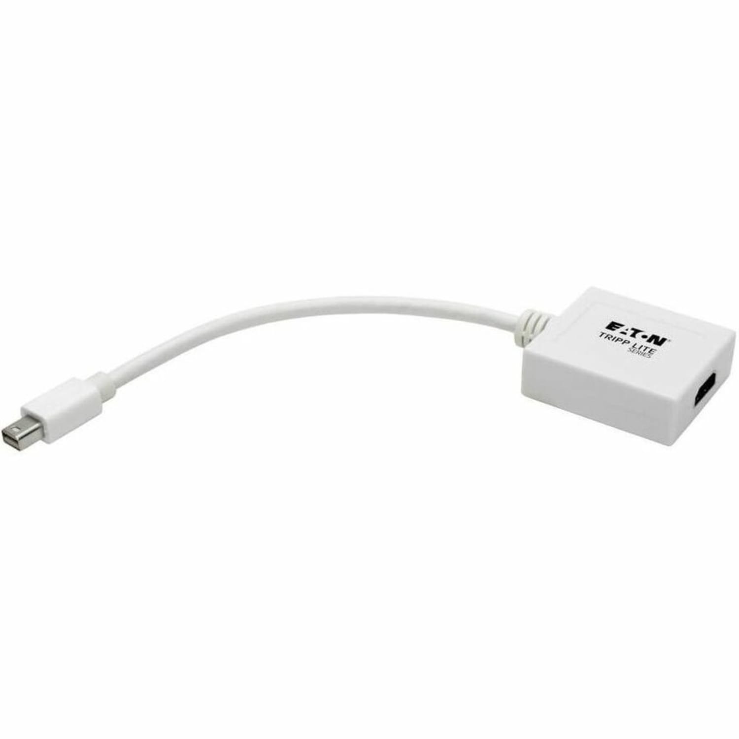 Eaton Tripp Lite Series 6in Mini DisplayPort to HDMI Adpater Converter mDP to HDMI M/F 6in - Adapter - Mini DisplayPort male to HDMI female - 6 in - white - Image 5