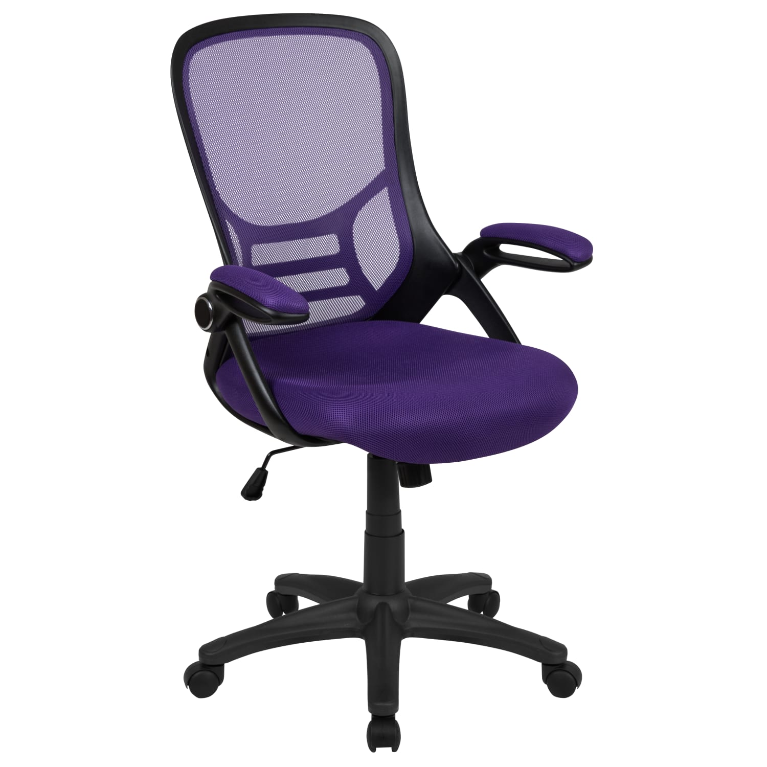 Flash Furniture Ergonomic Mesh High-Back Office Chair, Purple - Image 3