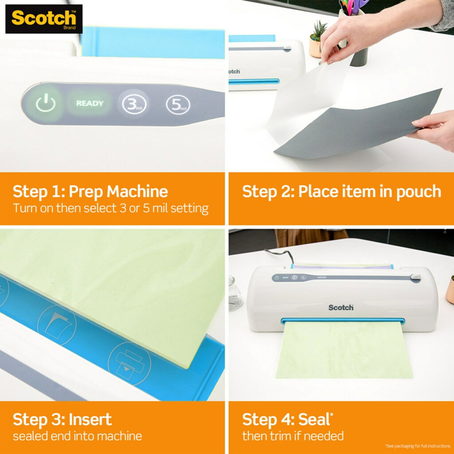 Scotch Front and Back Lamination Refill Cartridge DL961 - Image 4