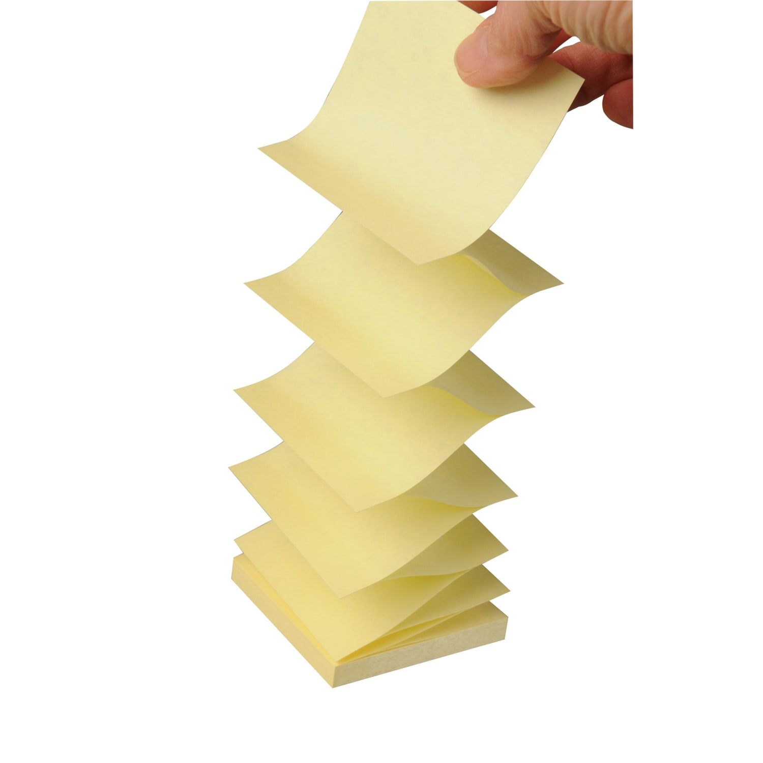 Post-it Pop-up Notes, 3in x 3in, Canary Yellow, 90 Sheets Per Pad, Pack Of 18 Pads - Image 4
