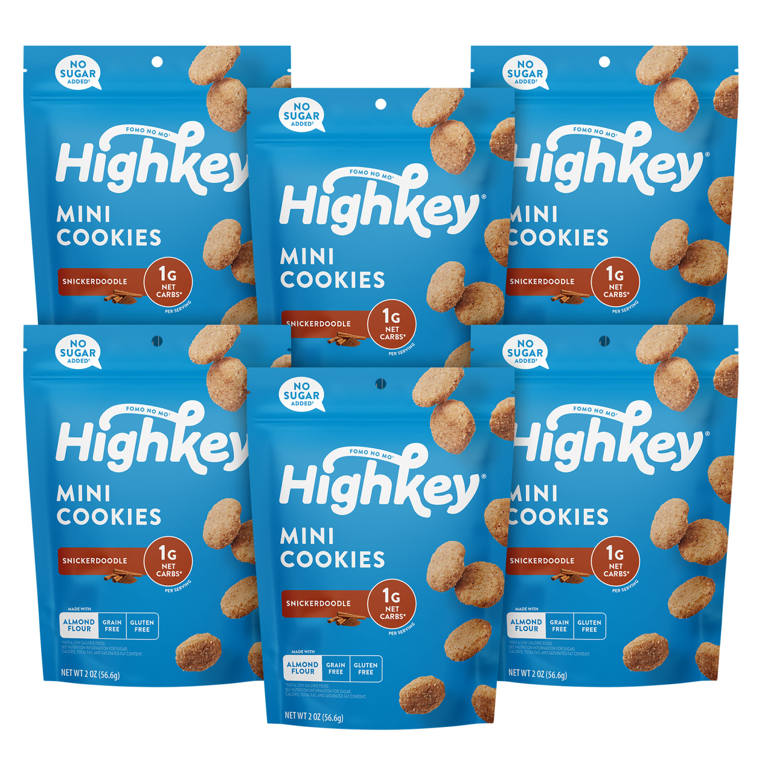 High Key Snickerdoodle Cookies, 2 Oz, Case Of 6 Bags - Image 3
