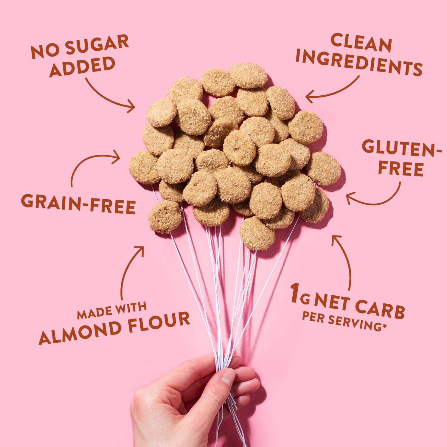 High Key Snickerdoodle Cookies, 2 Oz, Case Of 6 Bags - Image 4