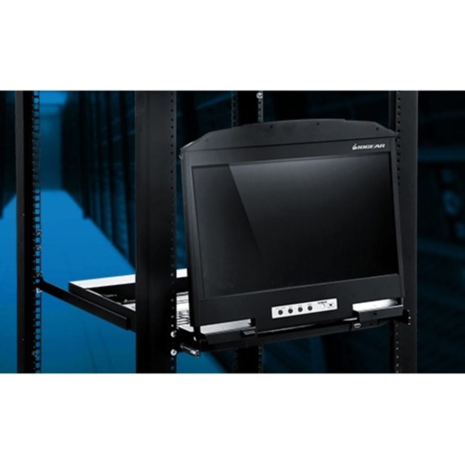 IOGEAR 18.5in Widescreen Short Depth 8-Port LCD KVM Switch (TAA Compliant) - 8 Computer(s) - 18.5in LCD - GCL1908W - Image 6