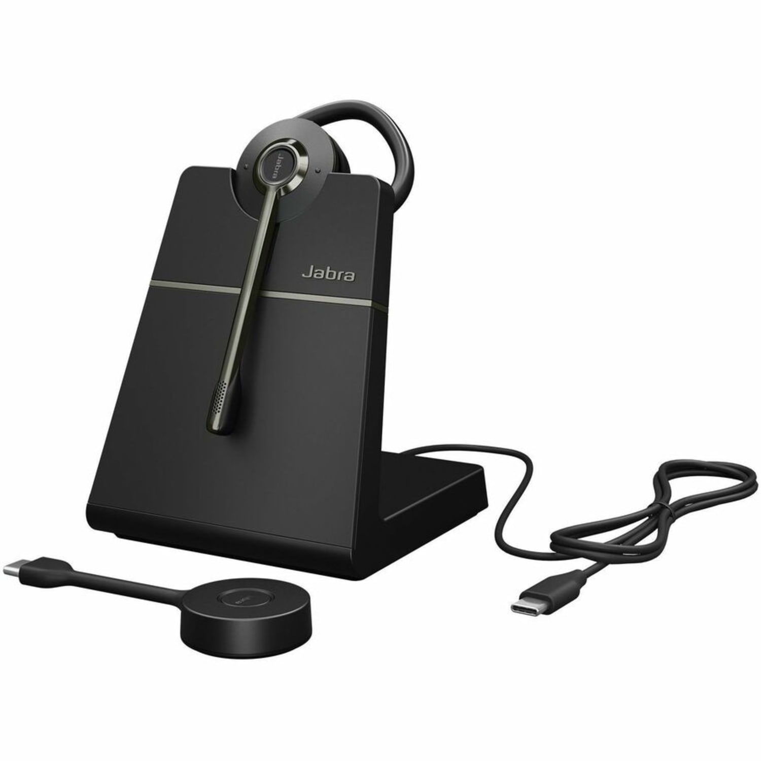 Jabra Engage 55 SE Headset - Wireless - Earbud, Over-the-ear, Behind-the-ear - Supra-aural - Black - Image 5