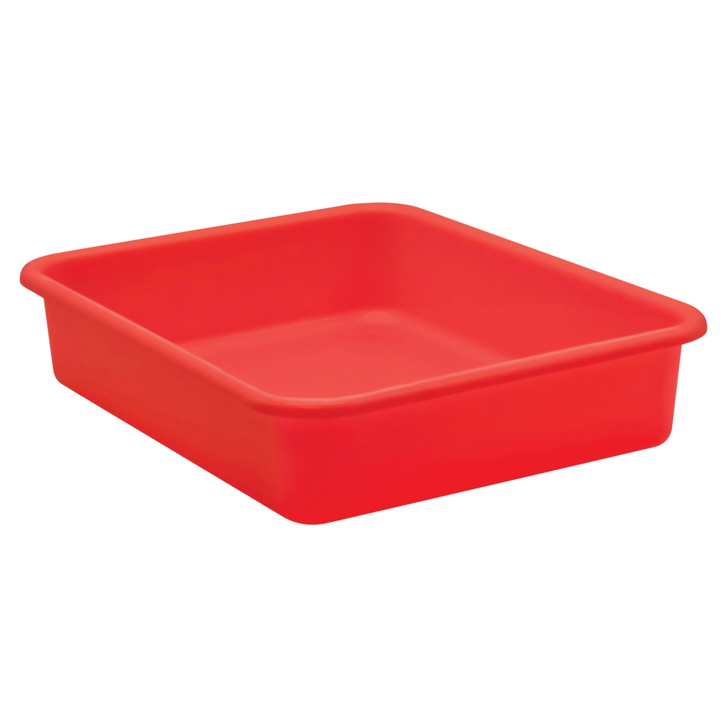 Teacher Created Resources Large Plastic Letter Trays, 3inH x 11-1/2inW x 14inD, Red, Pack Of 6 Trays - Image 3