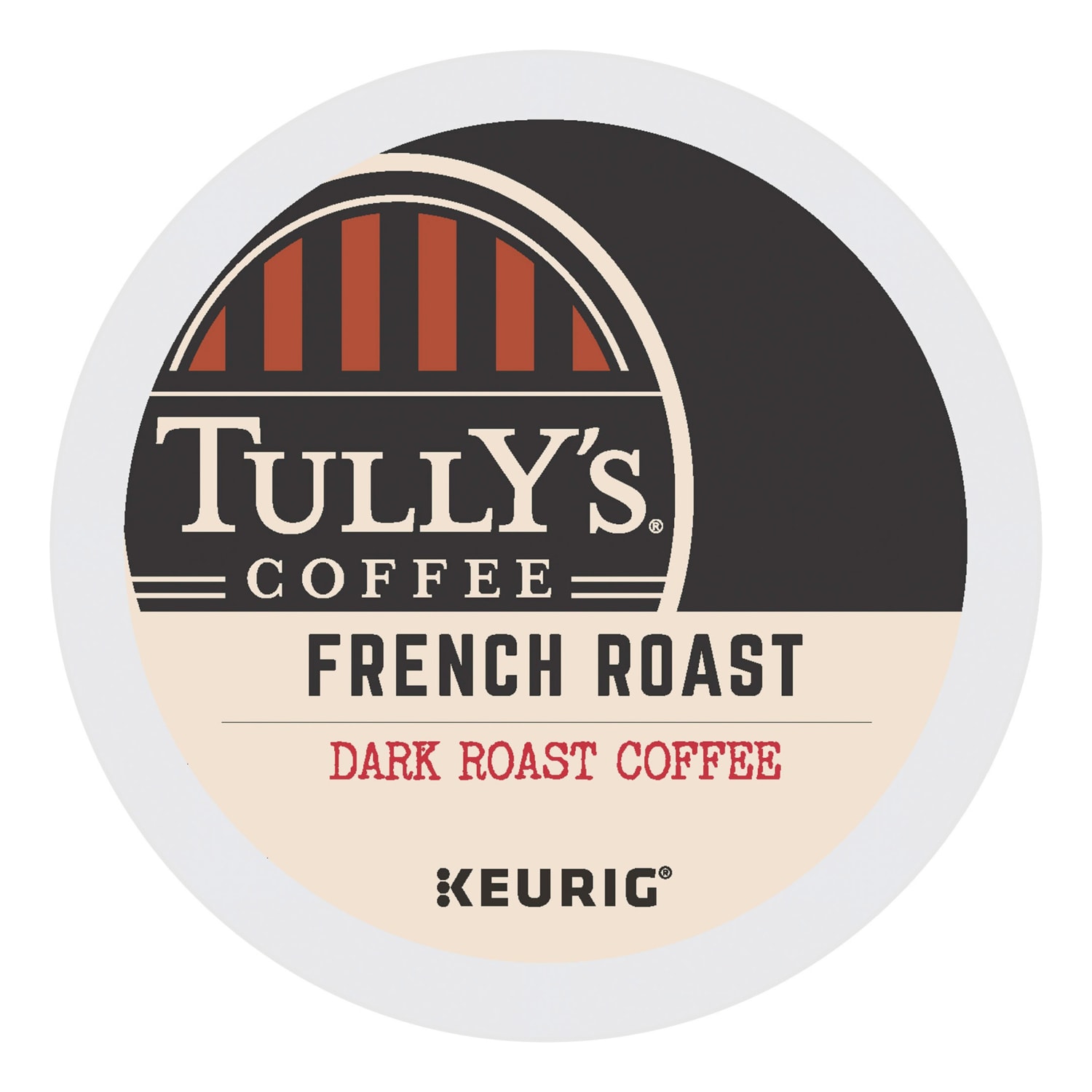 Tullys Coffee Single-Serve Coffee K-Cup Pods, French Roast, Carton Of 24 - Image 3