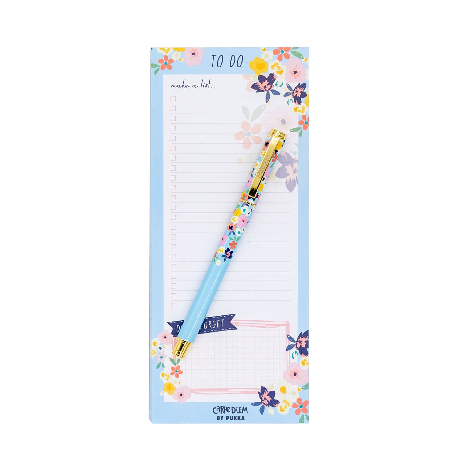Pukka Pads Magnetic To Do List, Ditzy Floral, Pack 6 - Image 3