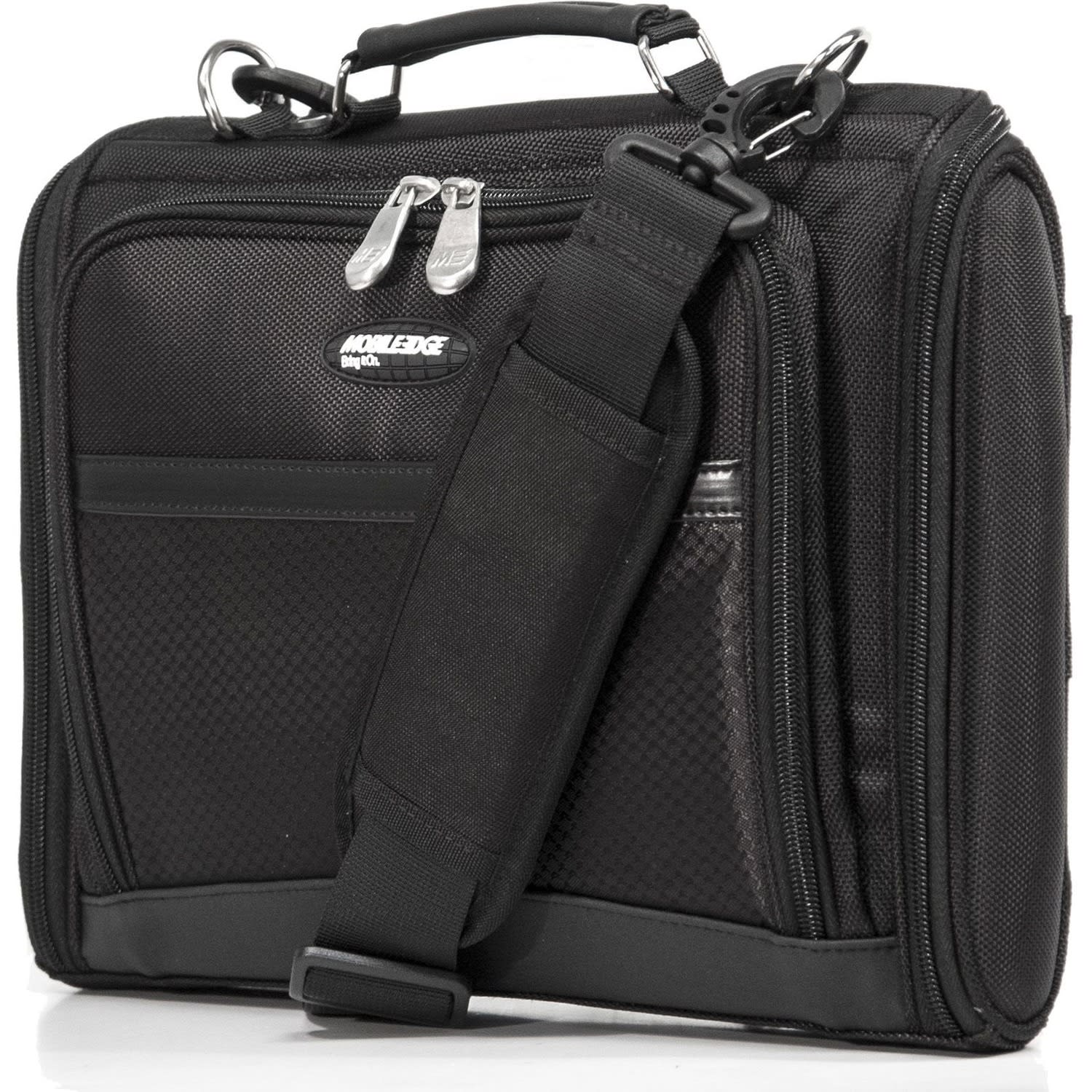 Mobile Edge Express Carrying Case (Briefcase) for 14.1in Notebook, Chromebook - Black - 1680D Ballistic Nylon Body - MEEN214