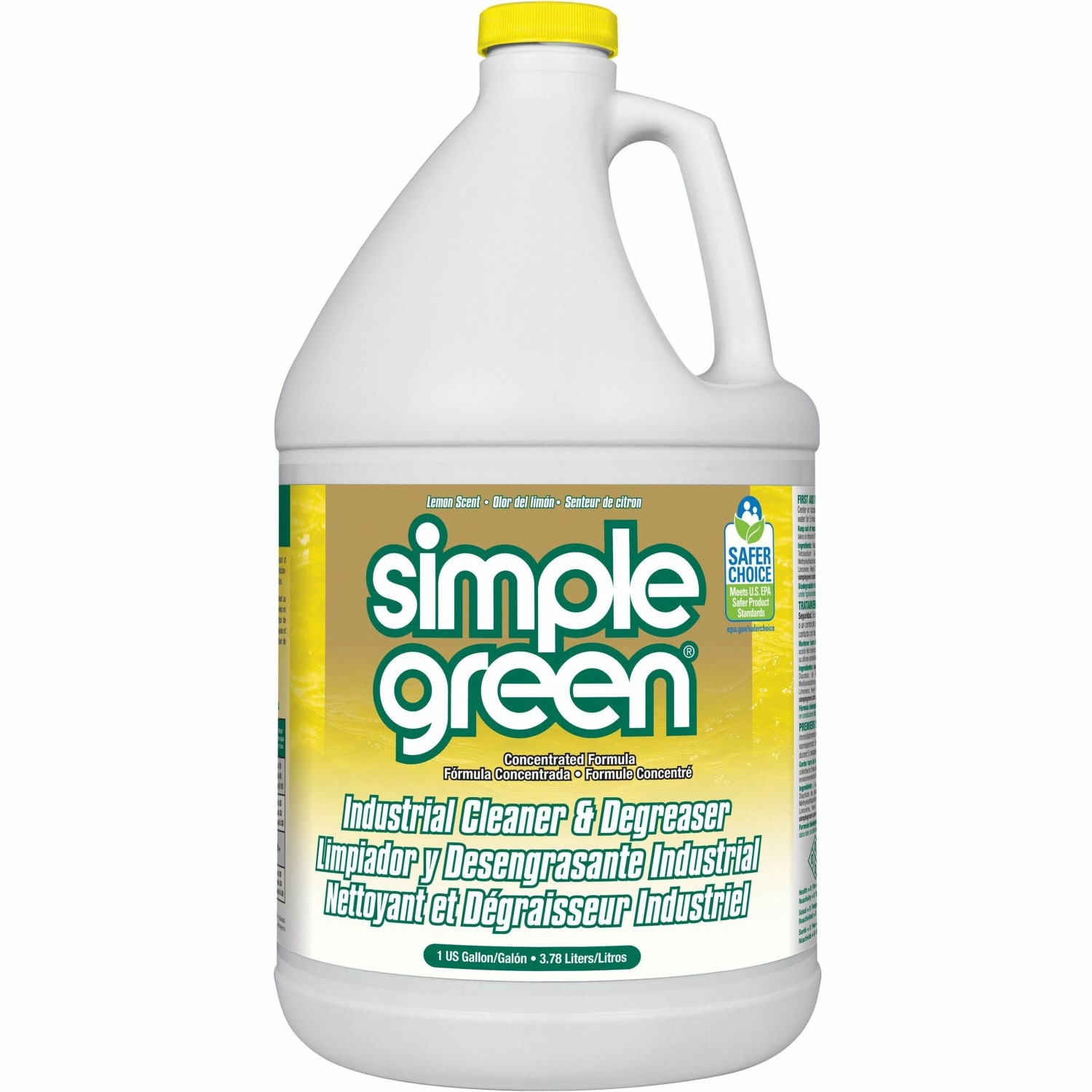 Simple Green All-Purpose Cleaner, Lemon Scent, 128 Oz Bottle