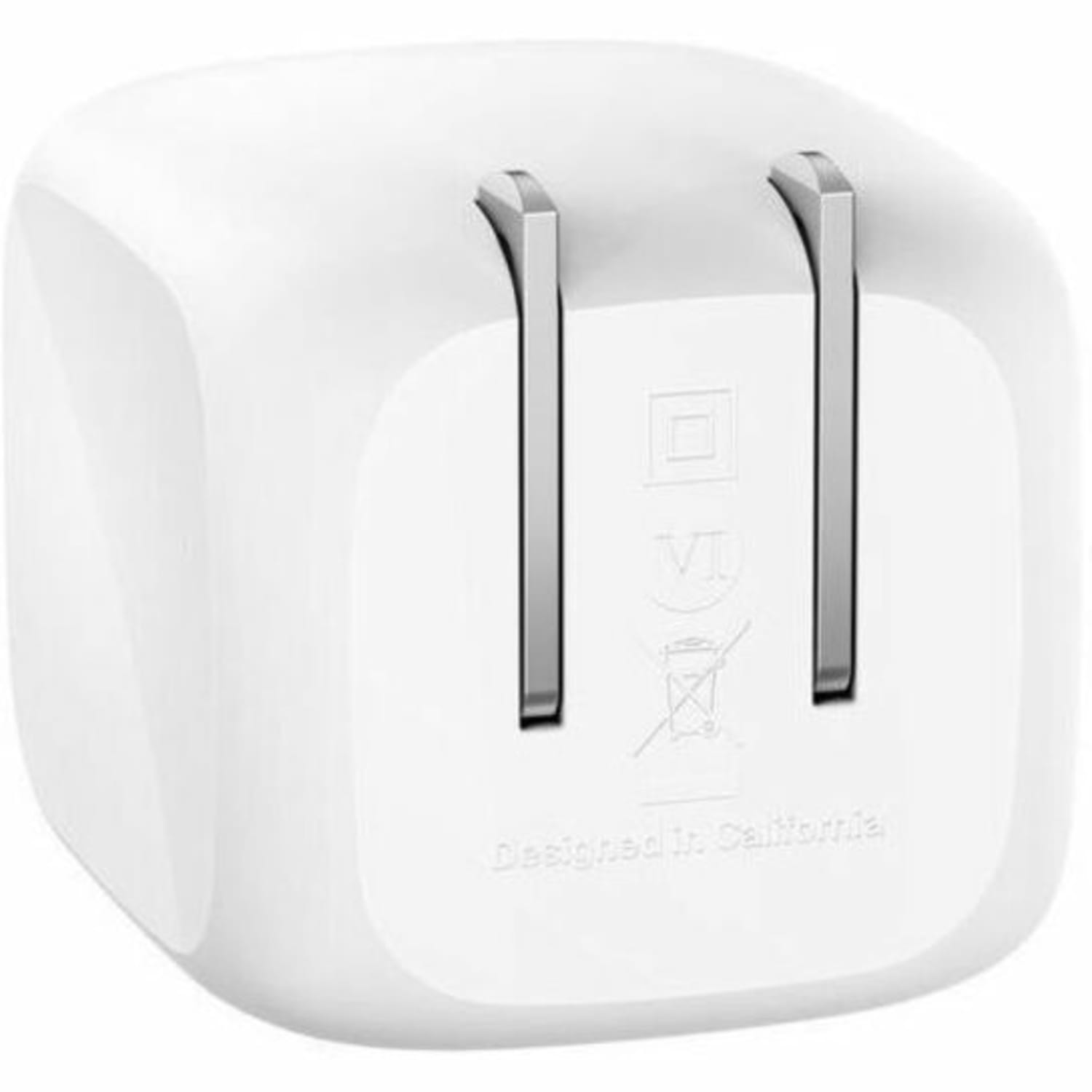 Belkin 50W Portable 2-Port USB-C Wall Charger - 2xUSB-C - Foldable Prongs - Power Adapter - White - 50 W - White - Image 3