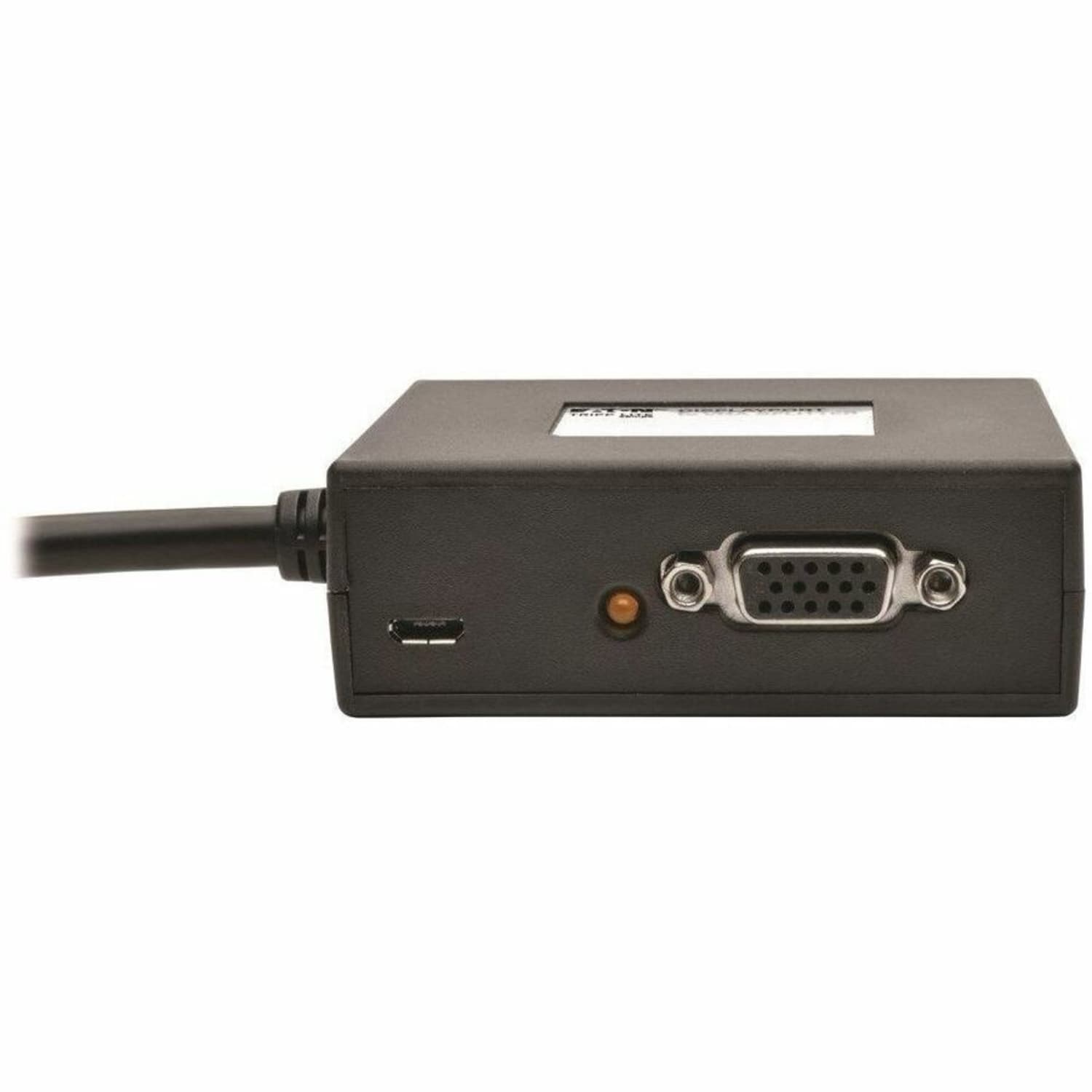 Tripp Lite 2-Port DisplayPort to VGA Video Splitter 1080p 1920 x 1080 60Hz - First End: 1 x DisplayPort Male Video - Second End: 2 x HD-15 Female VGA - Supports up to 1920 x 1080 - Black - Image 5