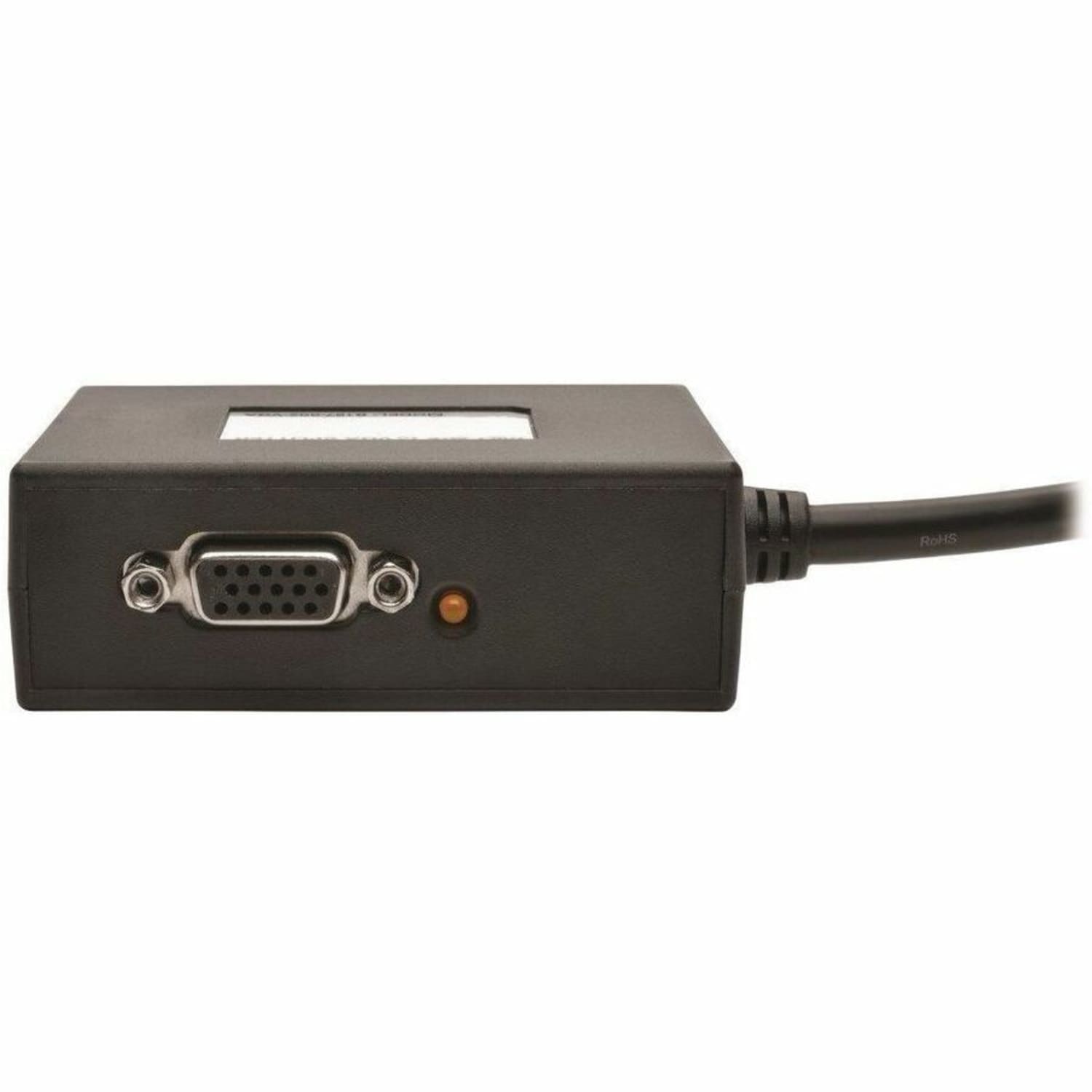 Tripp Lite 2-Port DisplayPort to VGA Video Splitter 1080p 1920 x 1080 60Hz - First End: 1 x DisplayPort Male Video - Second End: 2 x HD-15 Female VGA - Supports up to 1920 x 1080 - Black - Image 6