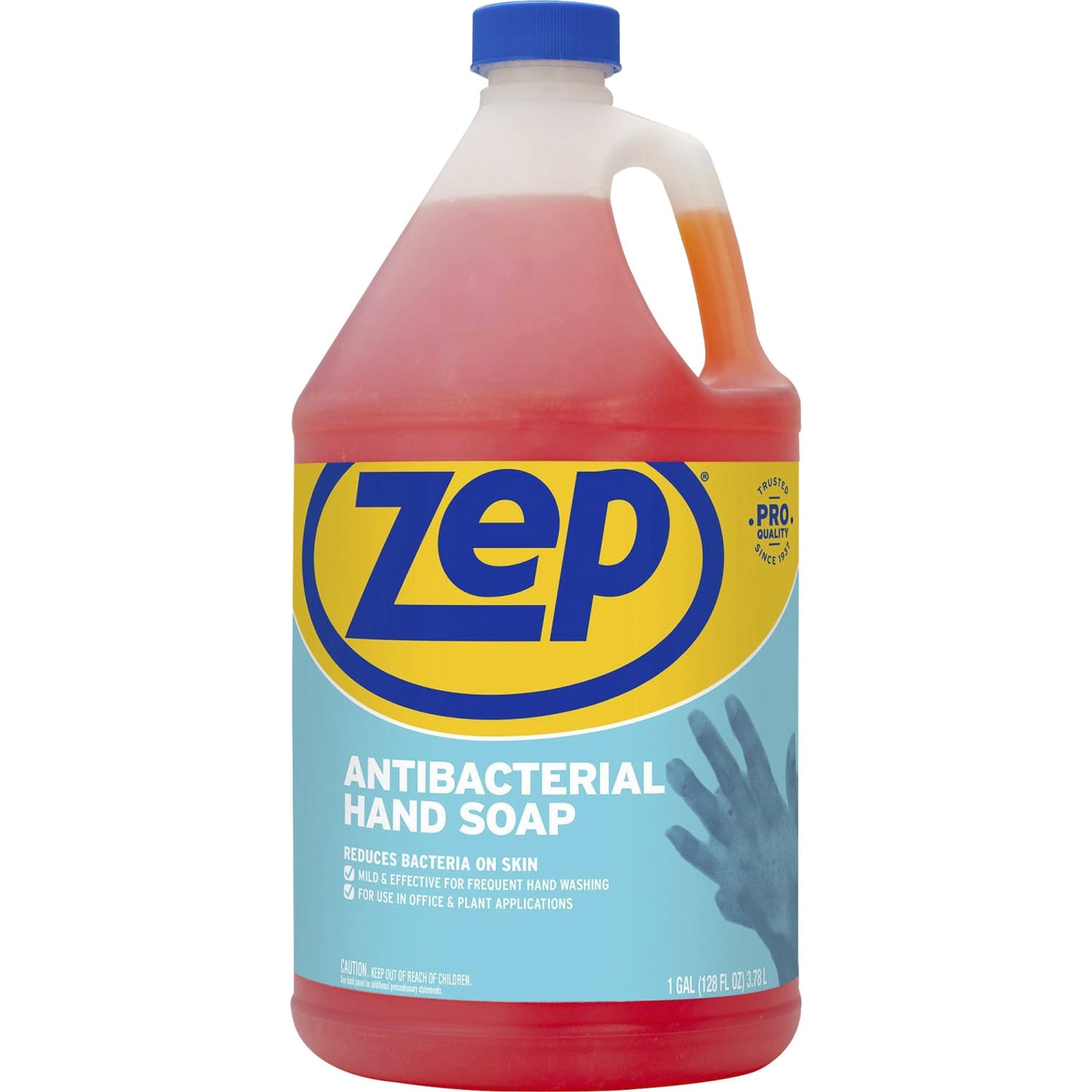 Zep Commercial Antimicrobial Hand Soap - Fresh Clean Scent - 1 gal (3.8 L) - Kill Germs, Bacteria Remover, Soil Remover - ZPER46124 - Image 3