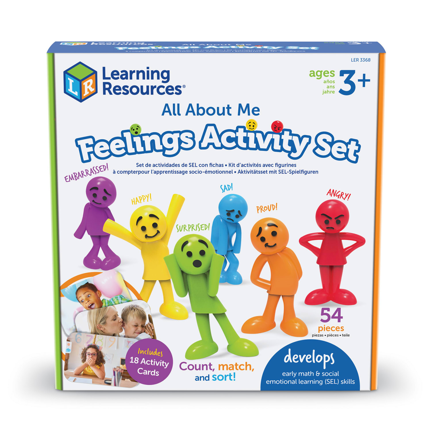 Learning Resources All About Me Feelings Activity Set, Multicolor, Set Of 54 Pieces - Image 3