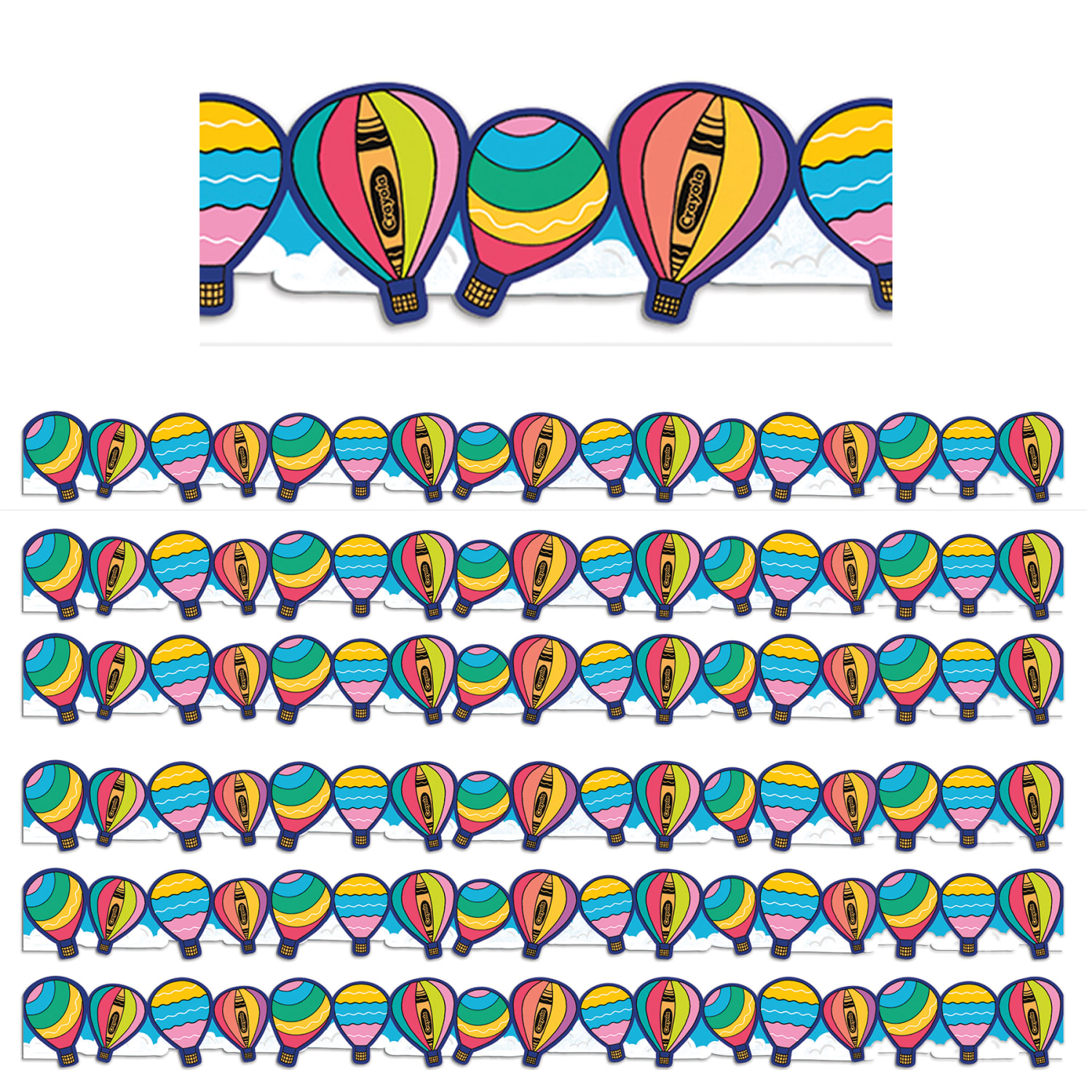 Crayola Colors of Kindness Hot Air Balloons