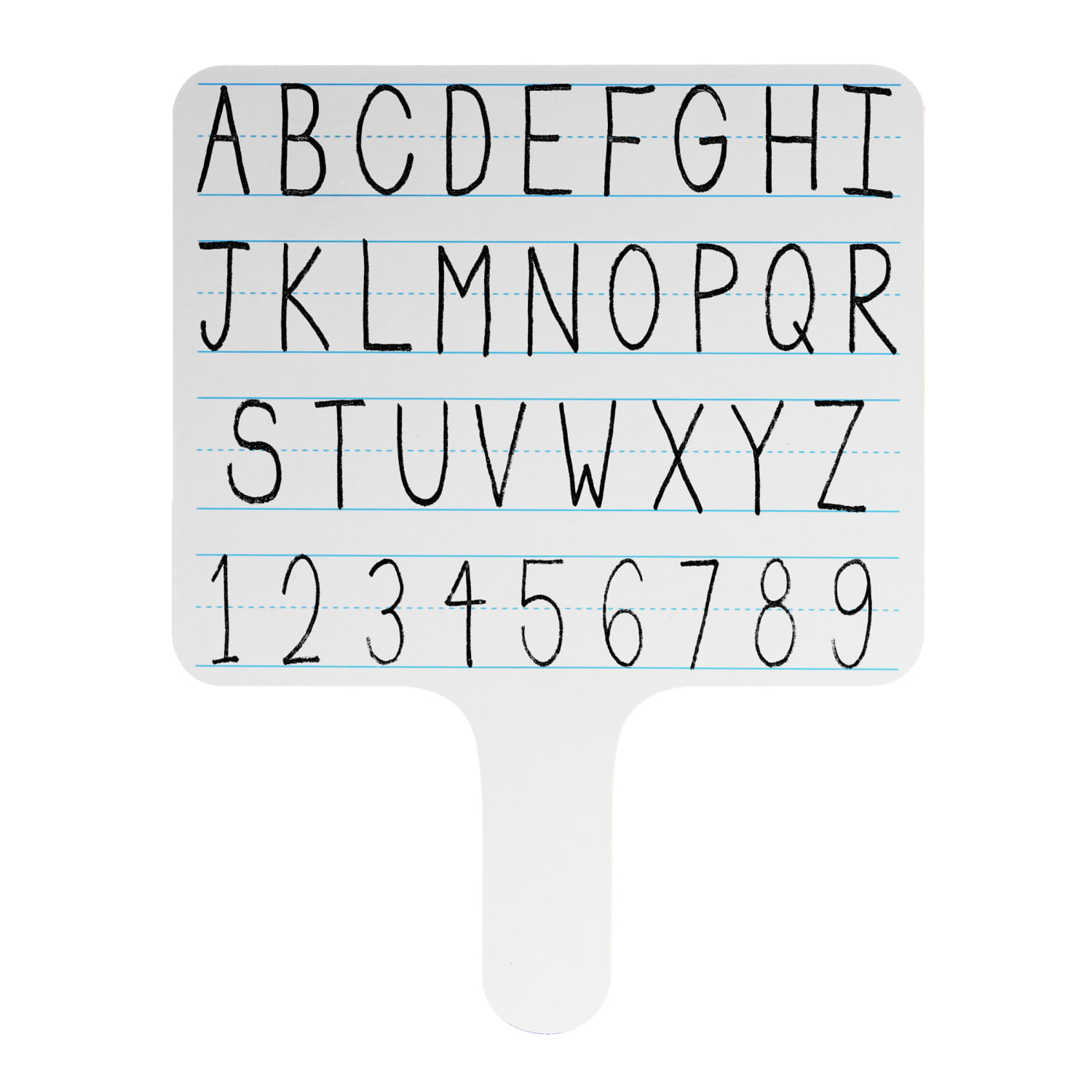 Flipside Products 2-Sided Rectangular Dry-Erase Writing Paddles With Pens And Erasers, 7-3/4in x 10in, White, Class Pack Of 12 Paddles - Image 3