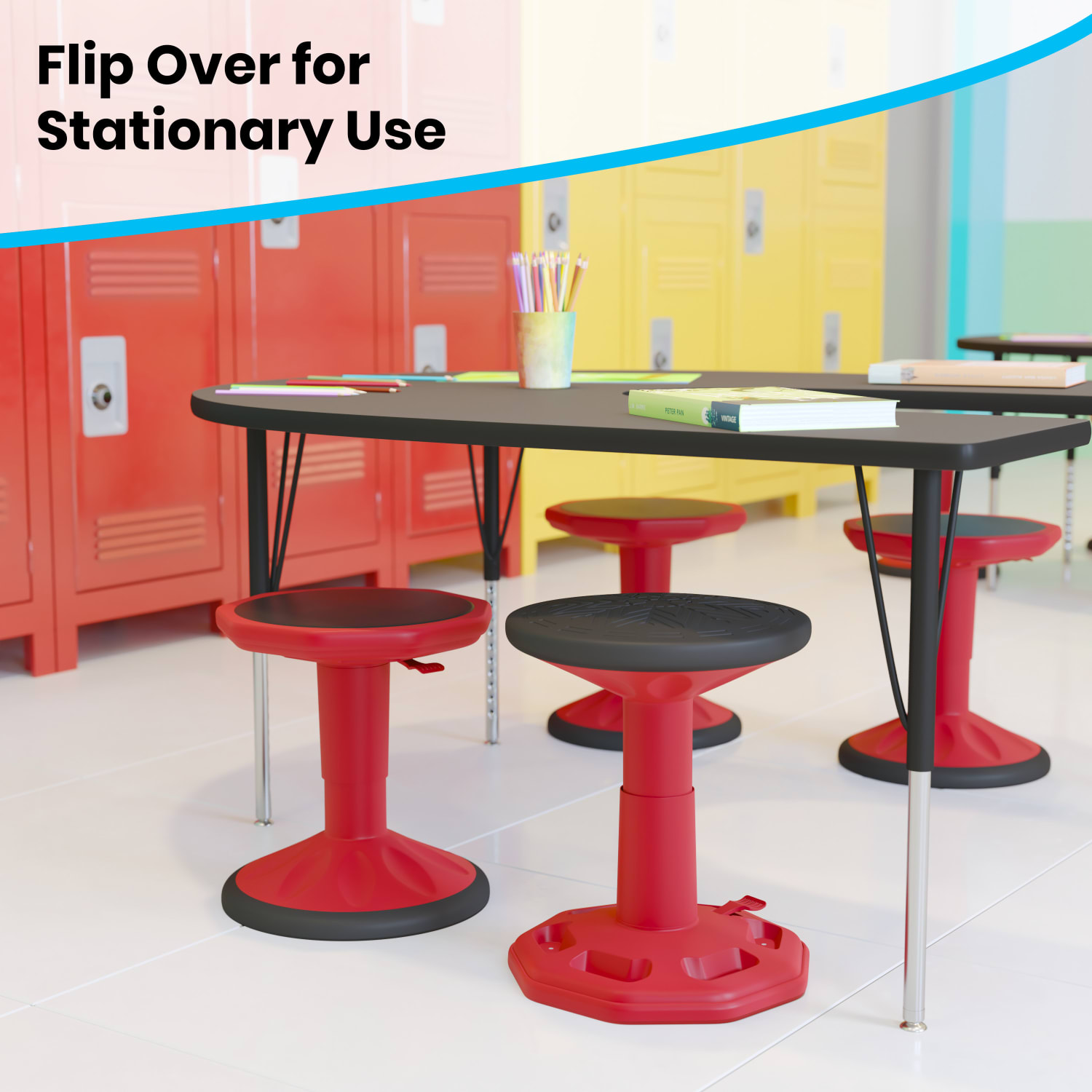 Flash Furniture Carter Adjustable Height Kids Flexible Active Stool Red PopularChairscom Flash Furniture Carter Adjustable Height Kids Flexible Active Stool Red PopularChairscom