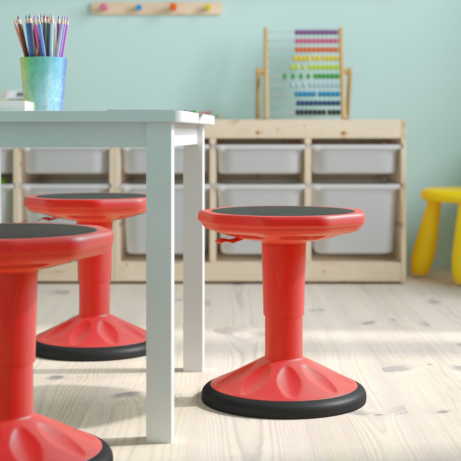 Flash Furniture Carter Adjustable Height Kids Flexible Active Stool Red PopularChairscom Flash Furniture Carter Adjustable Height Kids Flexible Active Stool Red PopularChairscom