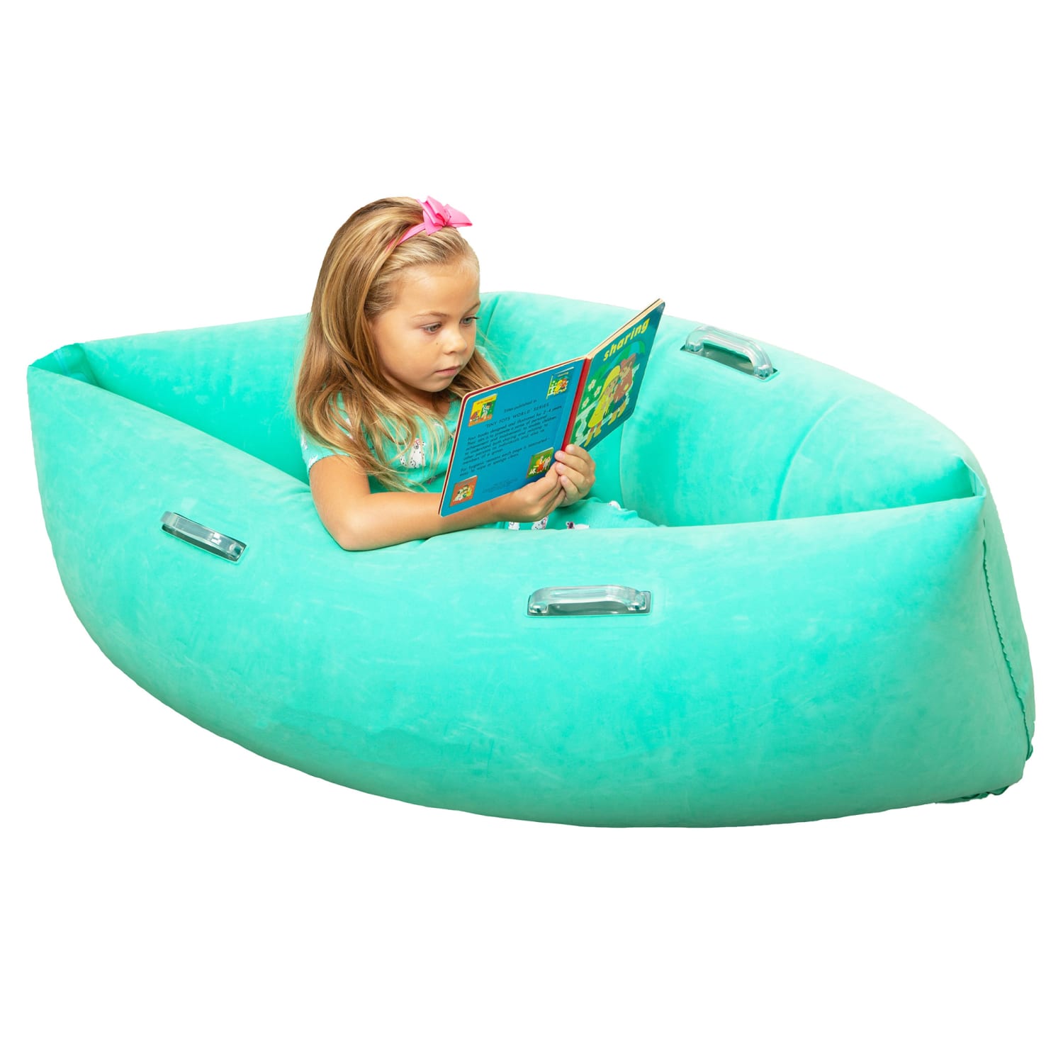 Bouncyband Comfy Hugging Peapod PVC Sensory Pod 48in Green PopularChairscom