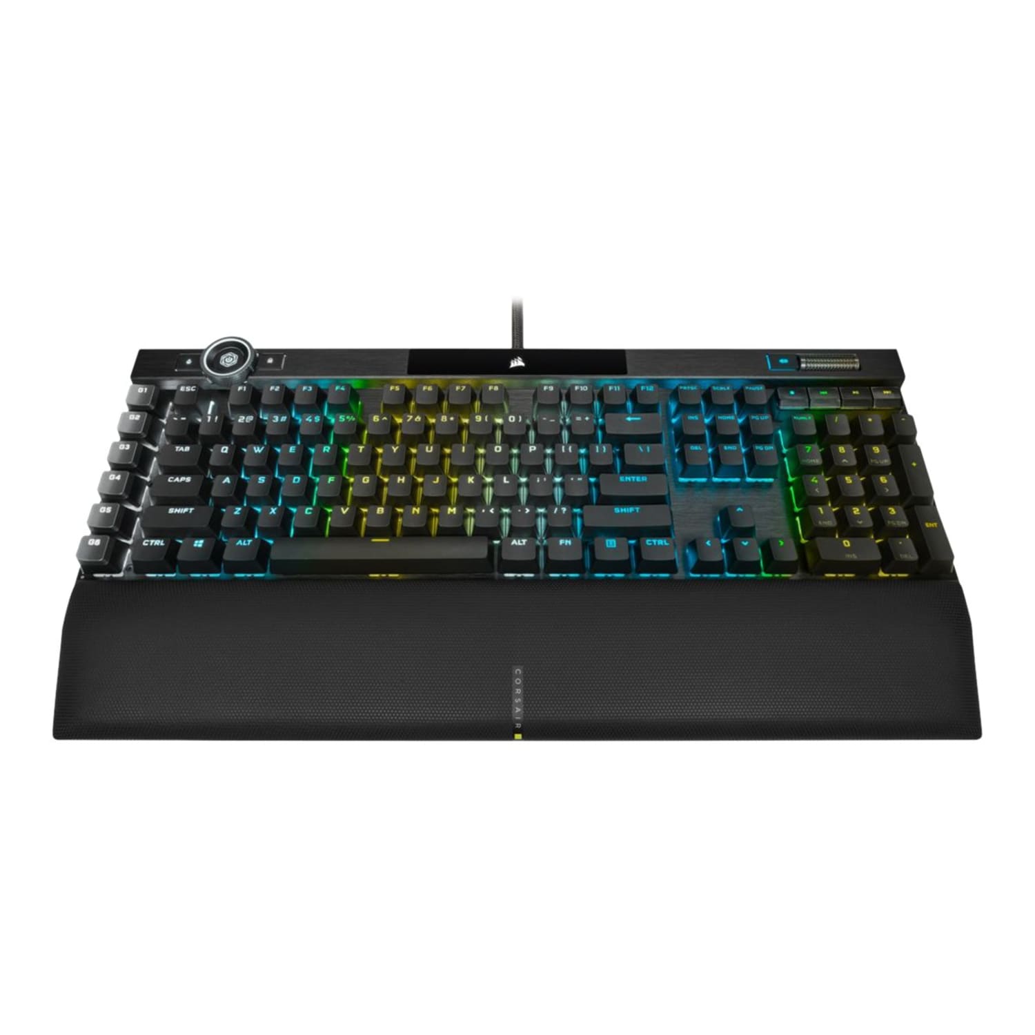 Corsair K100 RGB Mechanical Gaming Keyboard - CHERRY MX Speed - Black - CH-912A014-NA