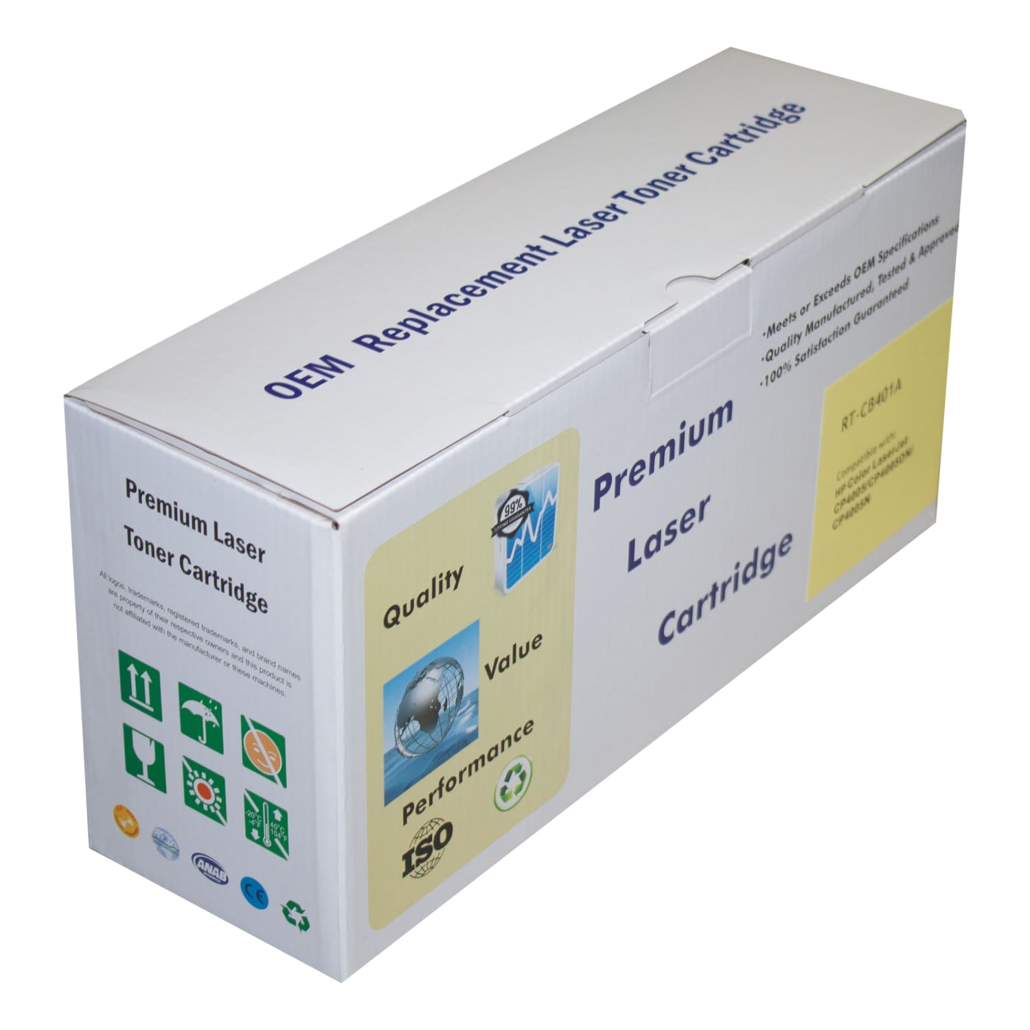 M&A Global Remanufactured Cyan Toner Cartridge Replacement For HP 642A, CB401A, CB401A-CMA - Image 3
