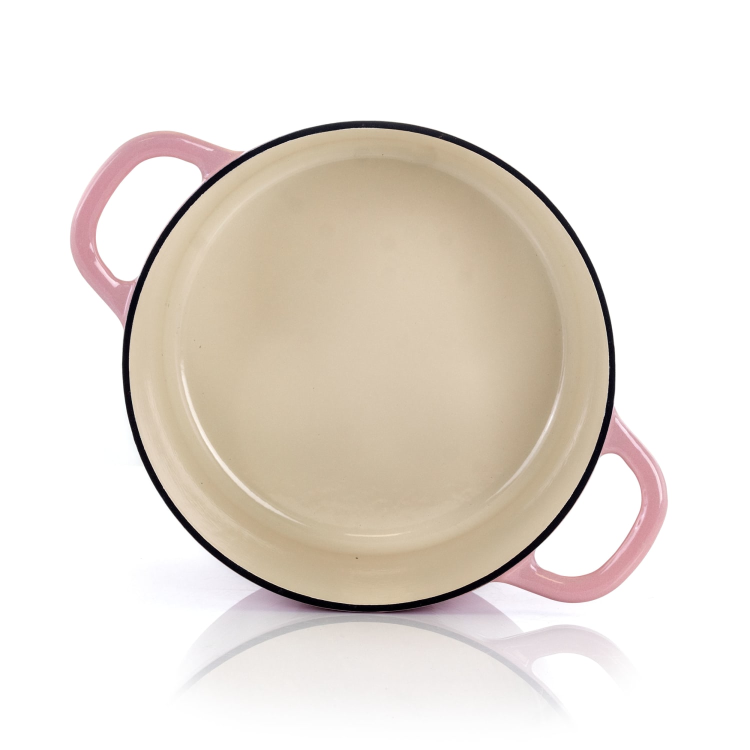 Crock-Pot Artisan 2-Piece Enameled Cast Iron Dutch Oven, 5 Quarts, Blush Pink - Image 5