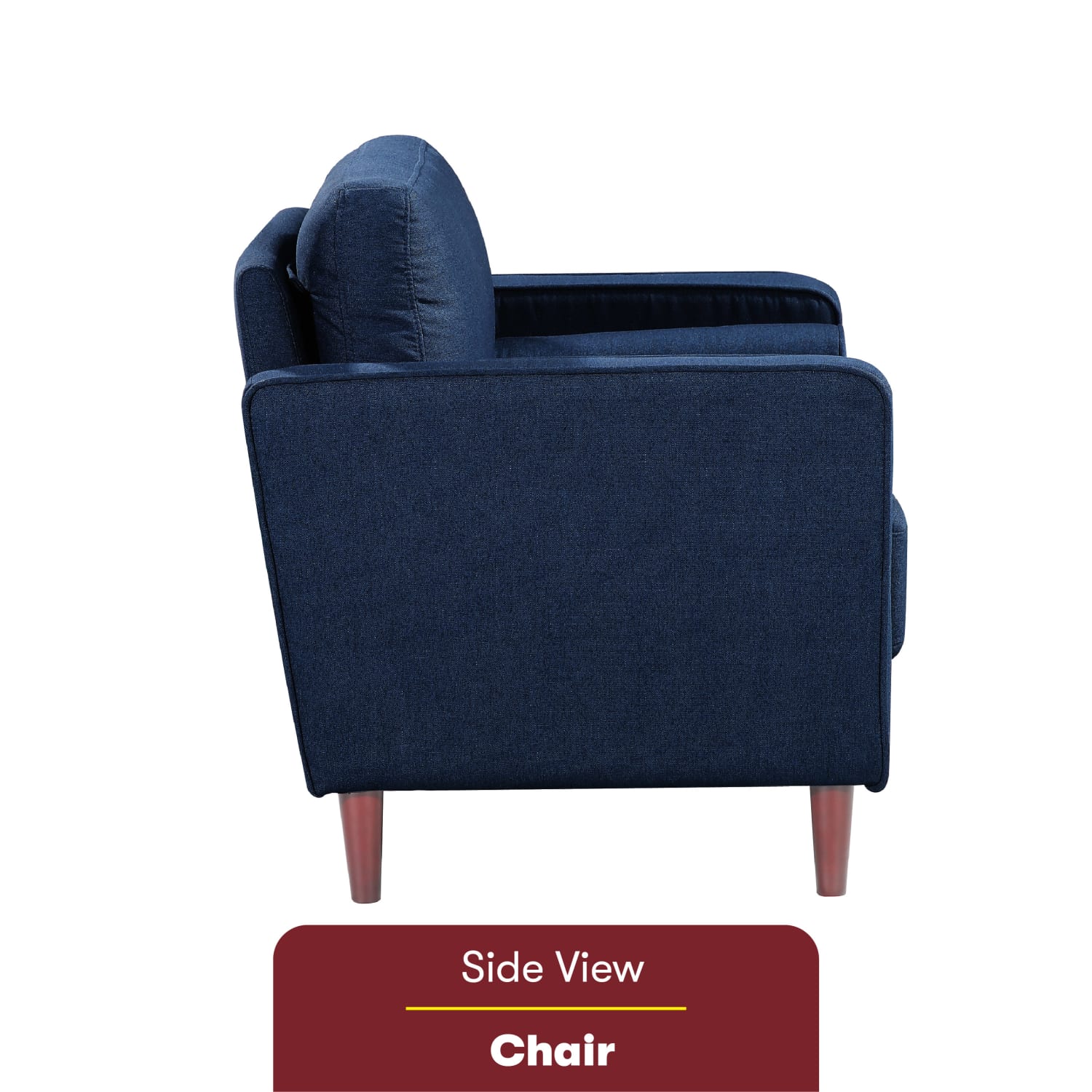 Lifestyle Solutions Lillian Chair, Navy Blue - Image 6