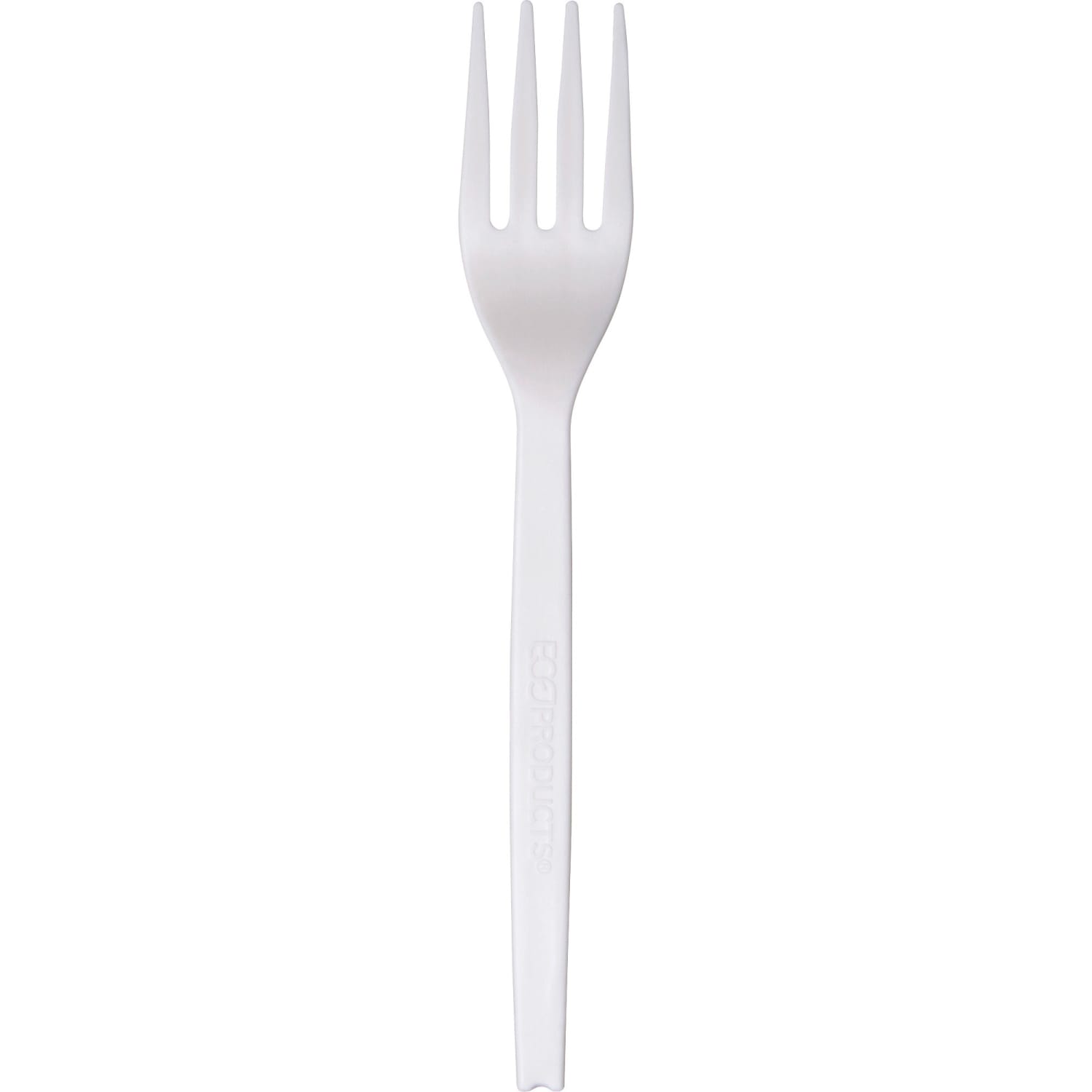 Eco-Products Plant Starch Material Cutlery, Forks, Beige, Pack Of 50 - Image 3