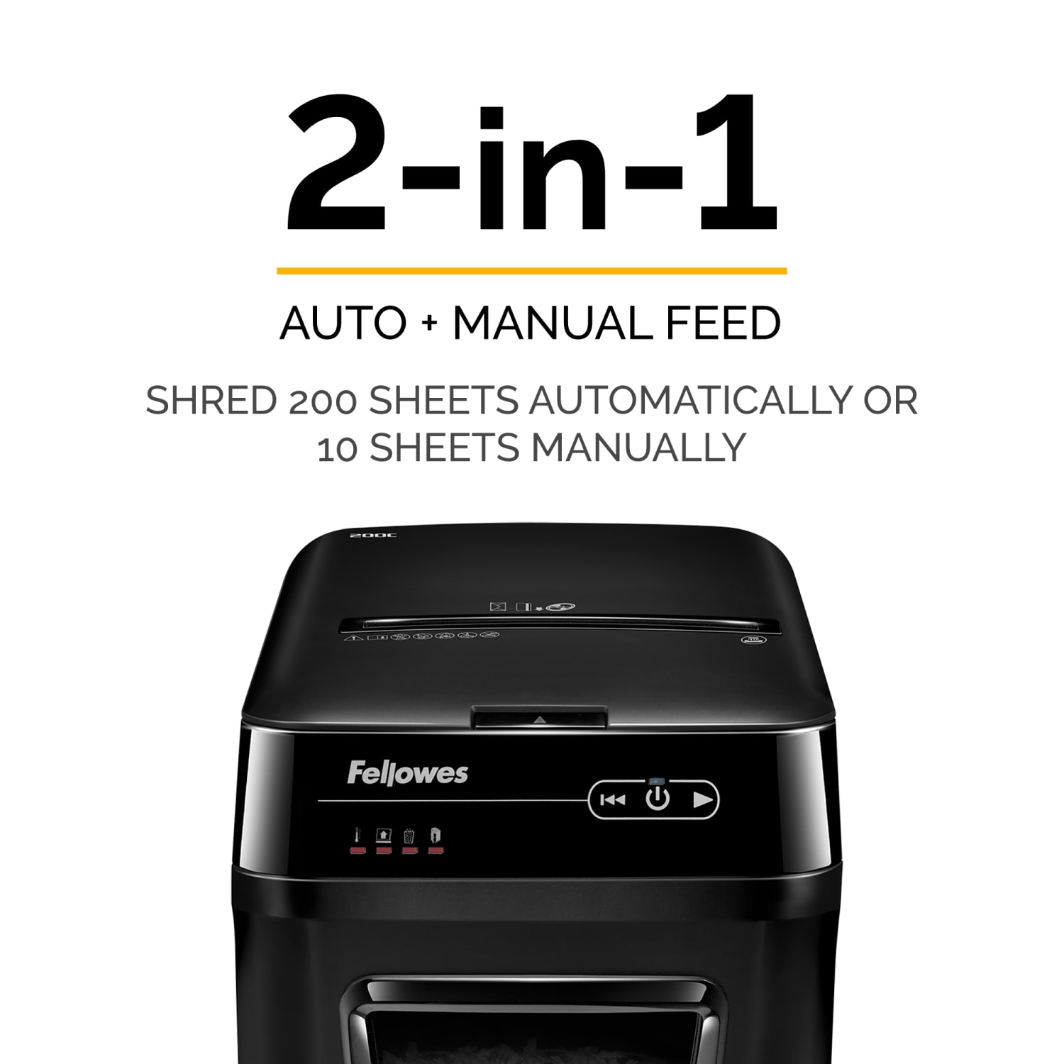 Fellowes AutoMax 200C Auto Feed Shredder - Image 3