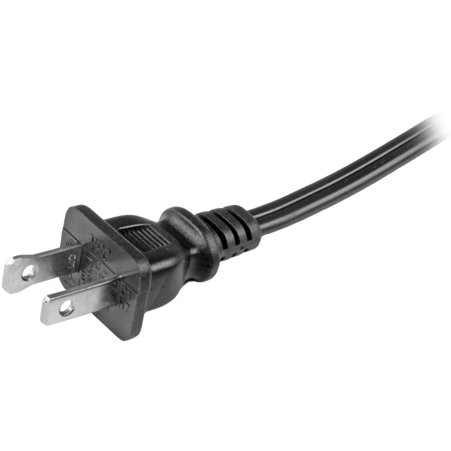 StarTech.com 10ft (3m) Laptop Power Cord, NEMA 1-15P to C7, 10A 125V, 18AWG, Laptop Replacement Power Cord, Power Brick Cable - Image 3