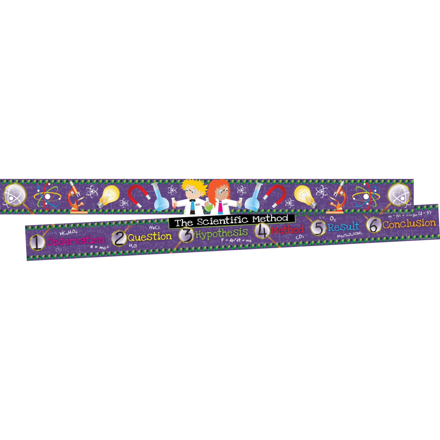 Barker Creek Double-Sided Borders, 3in x 35in, Learning, 12 Strips Per Pack, Set Of 3 Packs - Image 5