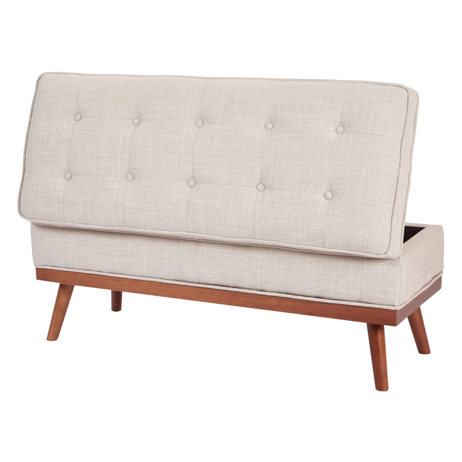 Ave Six Katheryn Storage Bench, Gray/Light Espresso - Image 7