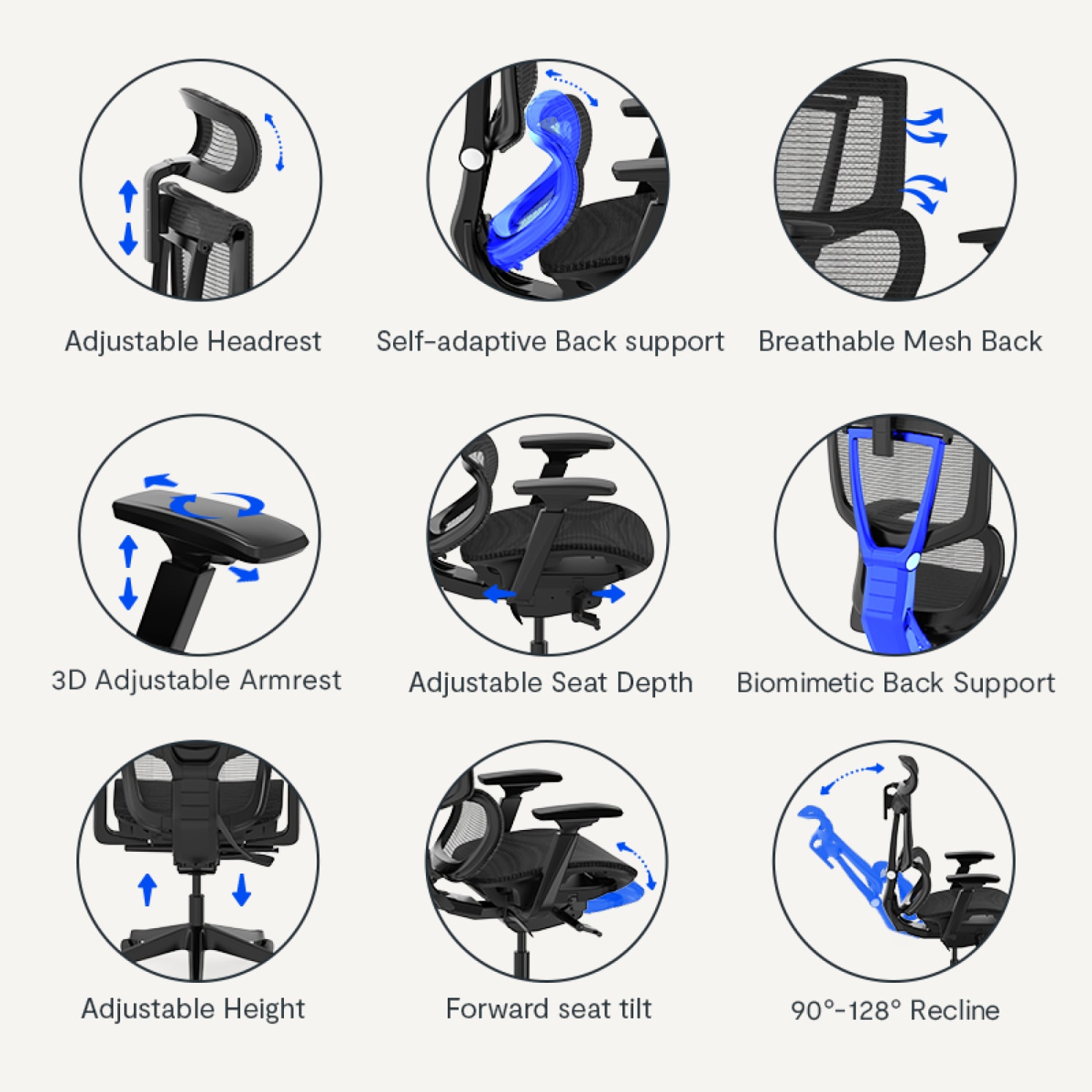 FlexiSpot C7 Ergonomic Mesh HighBack Office Chair Black C7BMESH PopularChairscom FlexiSpot C7 Ergonomic Mesh High Back Office Chair Black C7BMESH PopularChairscom