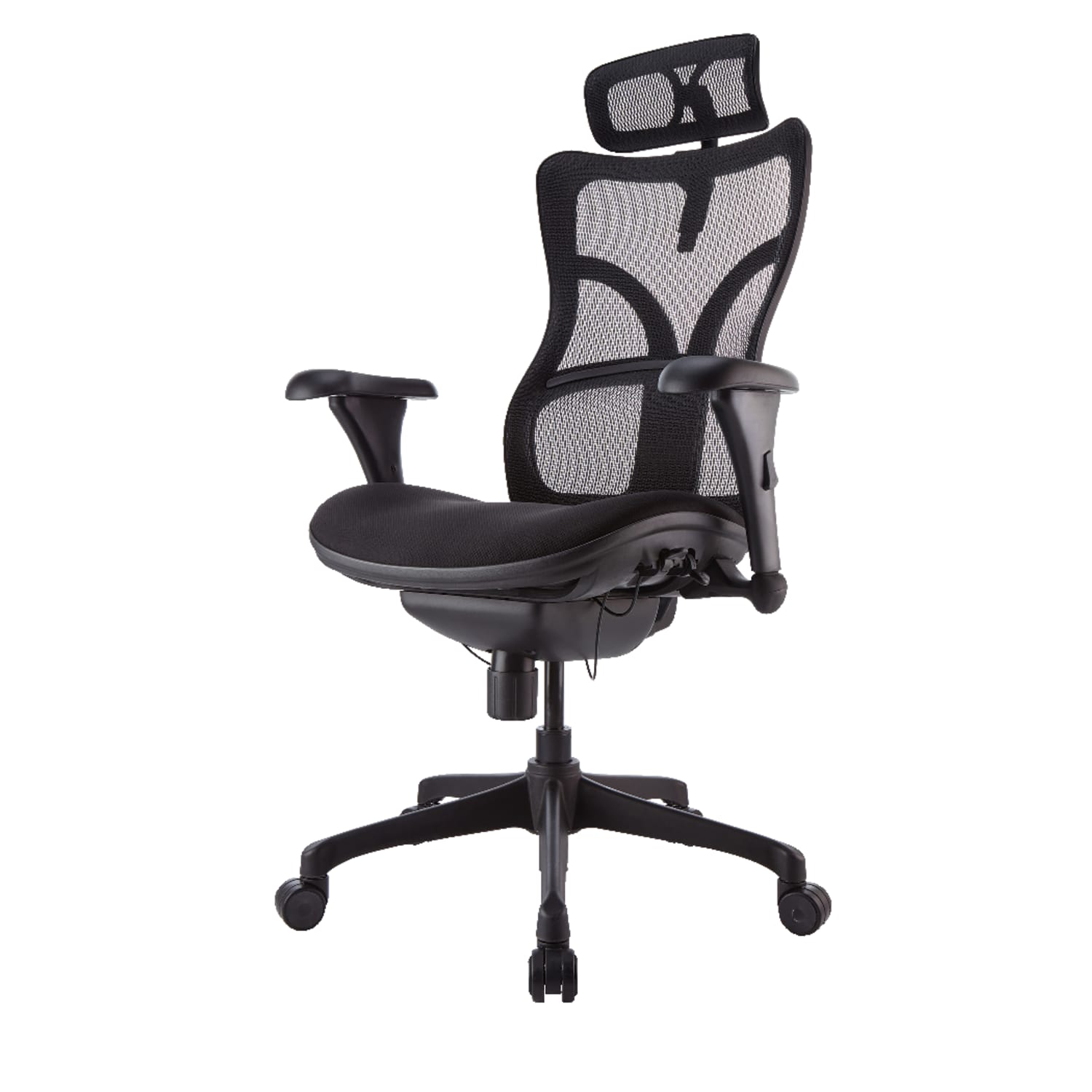 WorkPro Warrior 212 Mesh Executive High-Back Chair, Black - Image 3