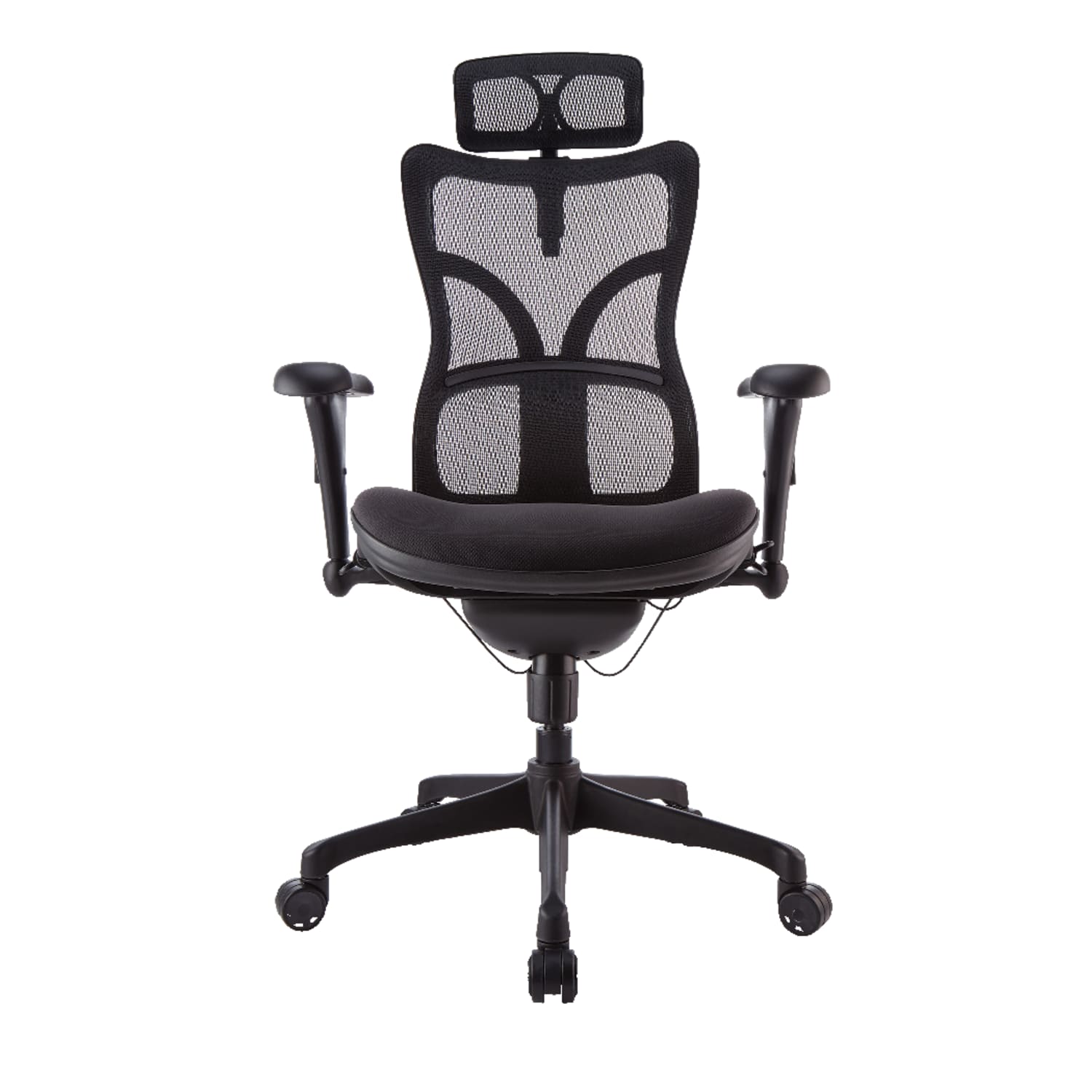 WorkPro Warrior 212 Mesh Executive High-Back Chair, Black - Image 4
