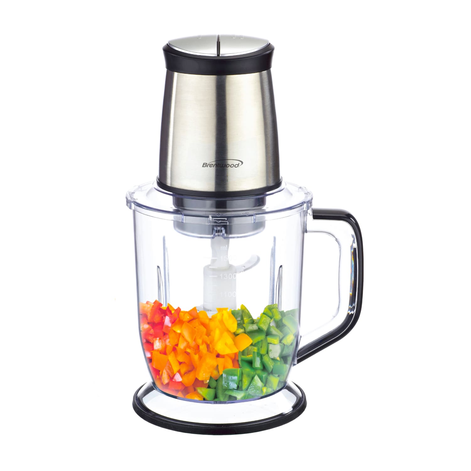 Brentwood 6.5-Cup Food Processor, Silver - Image 3