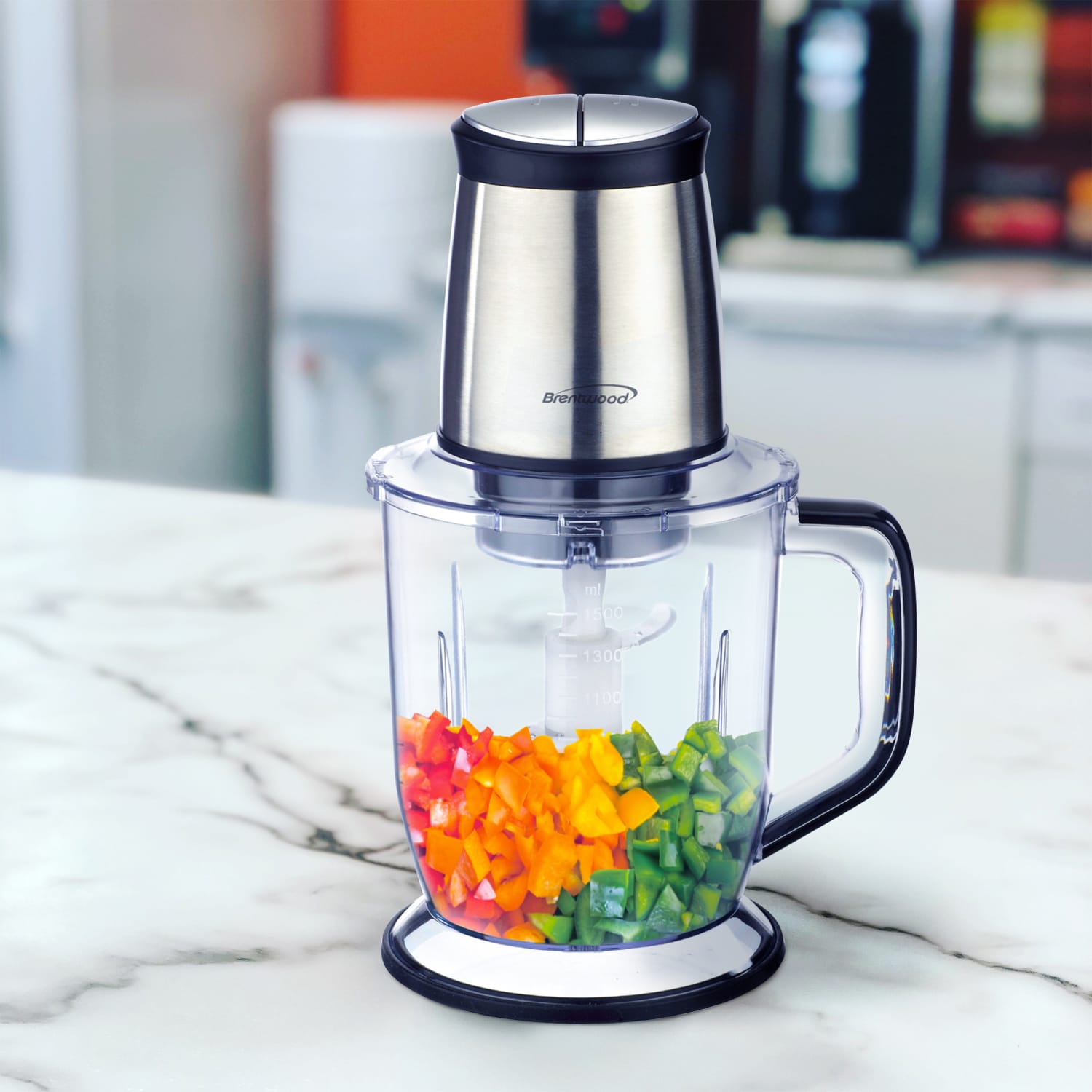 Brentwood 6.5-Cup Food Processor, Silver - Image 6