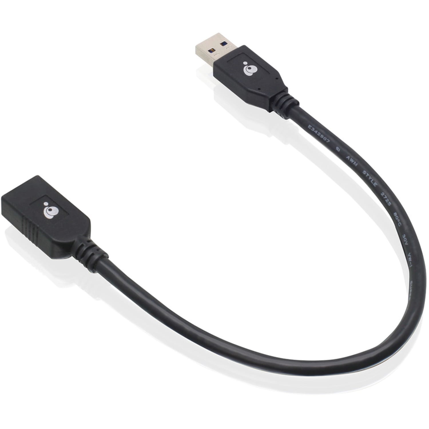 IOGEAR USB 3.0 Extension Cable Male to Female 12 Inch ft - First End: 1x USB 3.0 Type A - Male - Second End: 1x USB 3.0 Type A - G2LU3AMF - Image 3