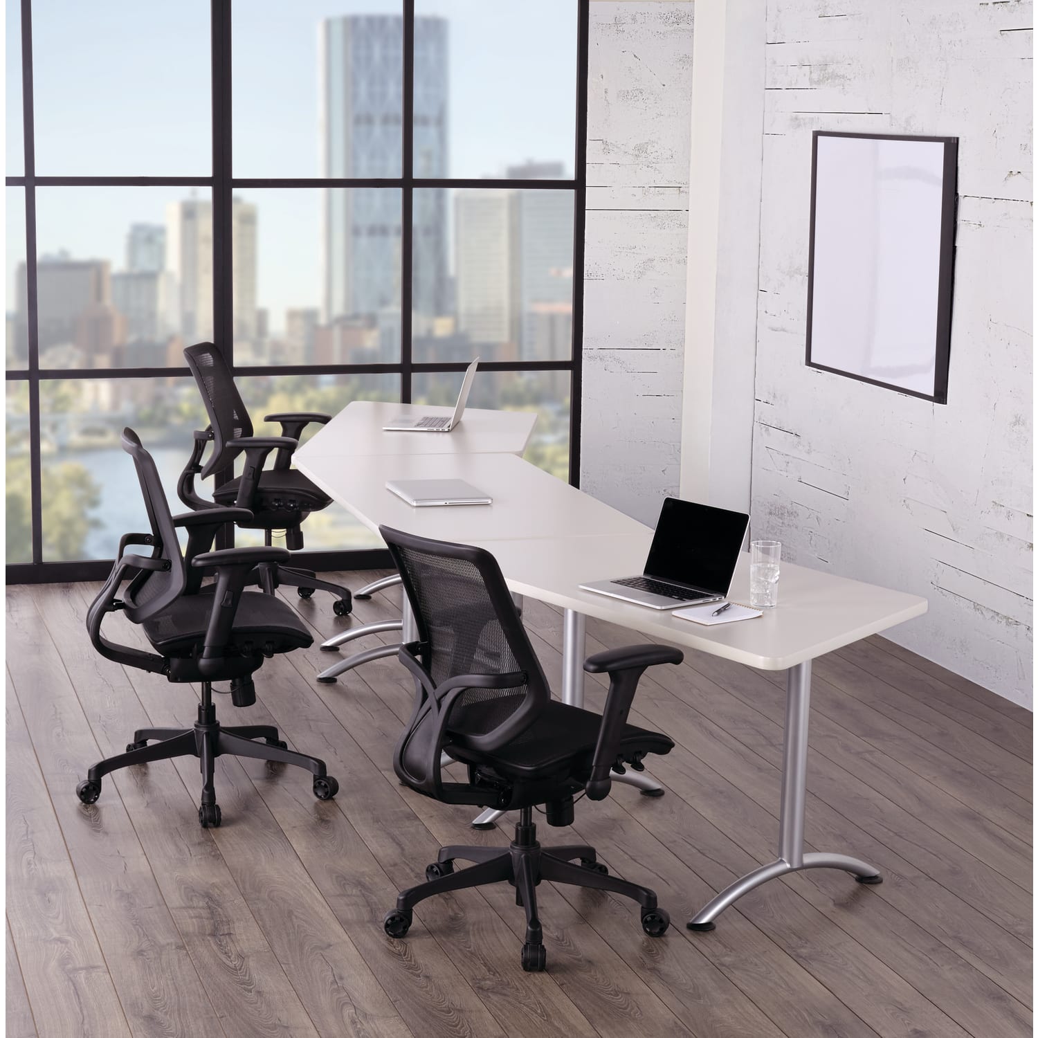 WorkPro Flex Collection Rectangle Table Top, Espresso - Image 6
