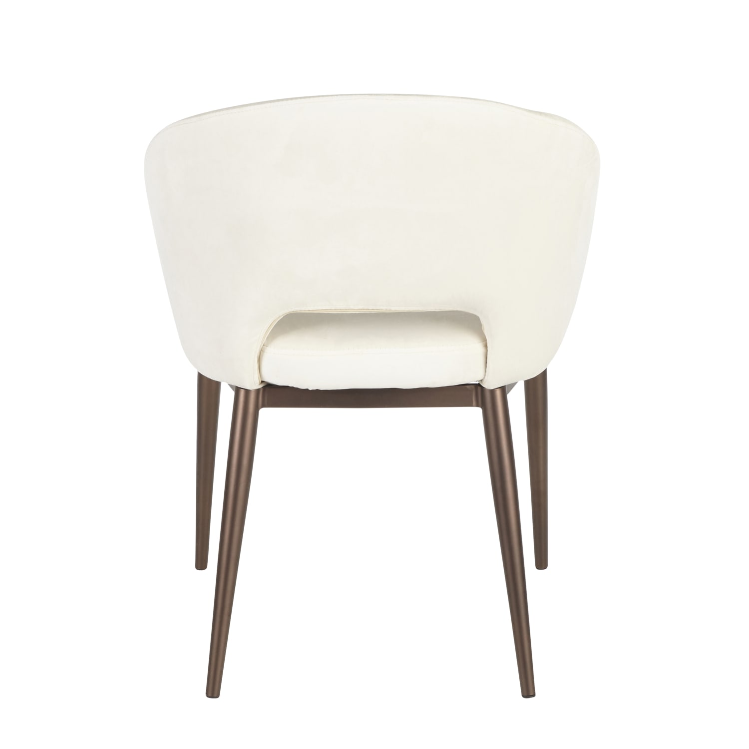 LumiSource Renee Chair, Copper/Cream - Image 5