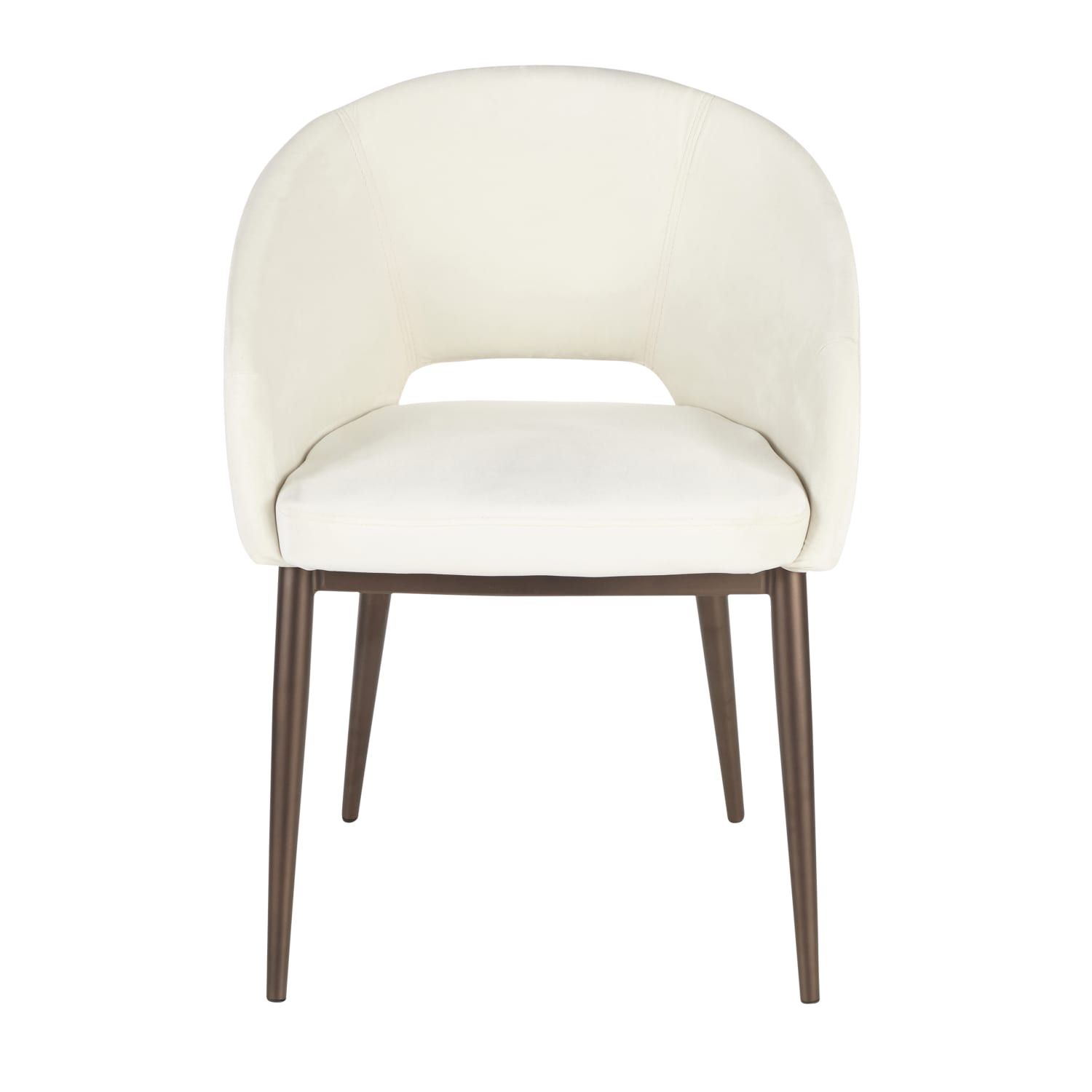 LumiSource Renee Chair, Copper/Cream - Image 6