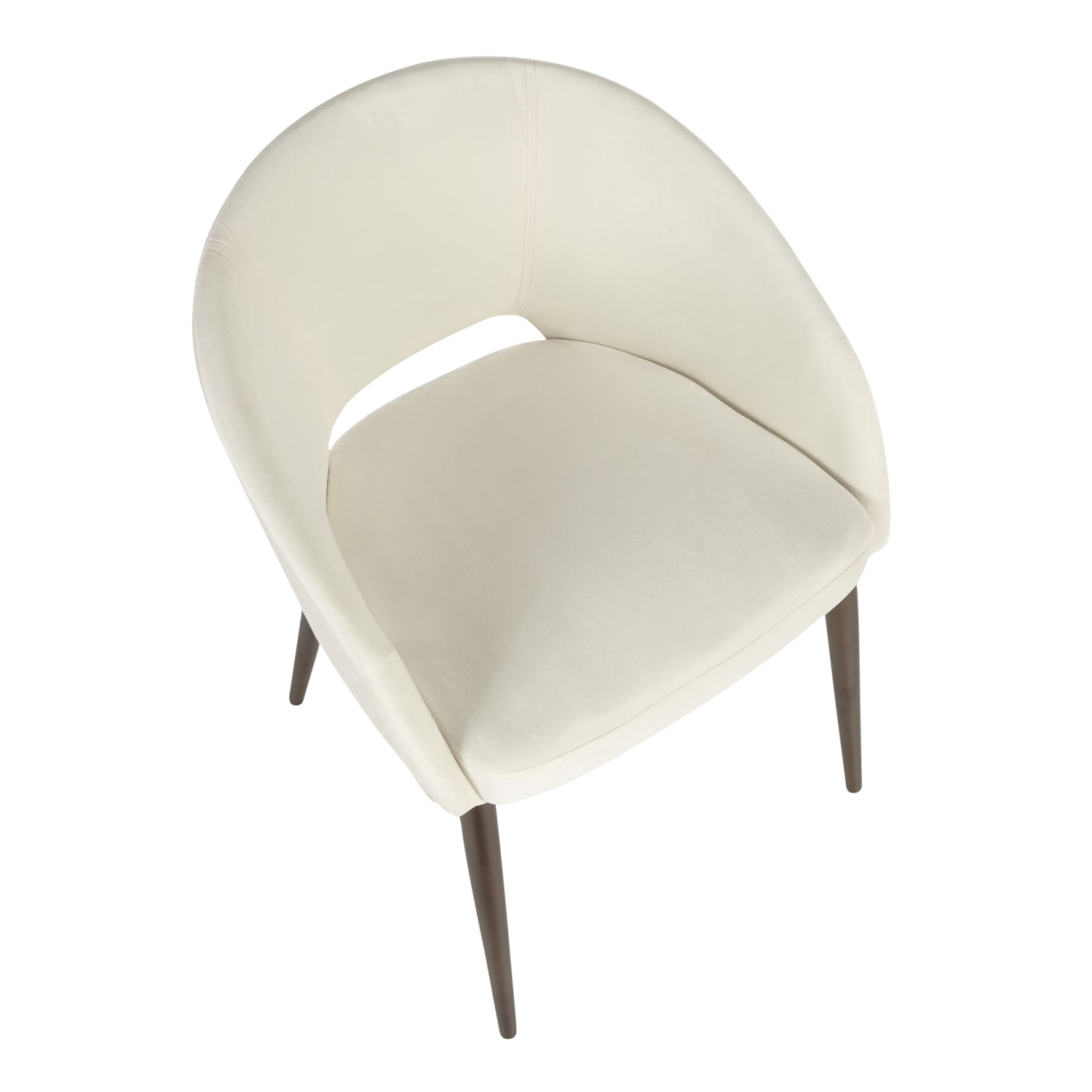 LumiSource Renee Chair, Copper/Cream - Image 7