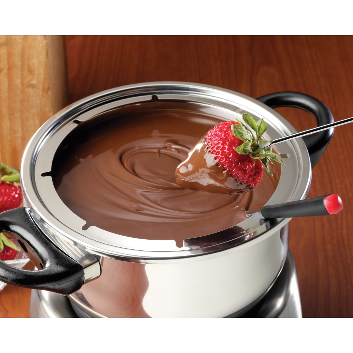 Nostalgia Electrics 6-Cup Stainless-Steel Electric Fondue Pot With Temperature Control - Image 6