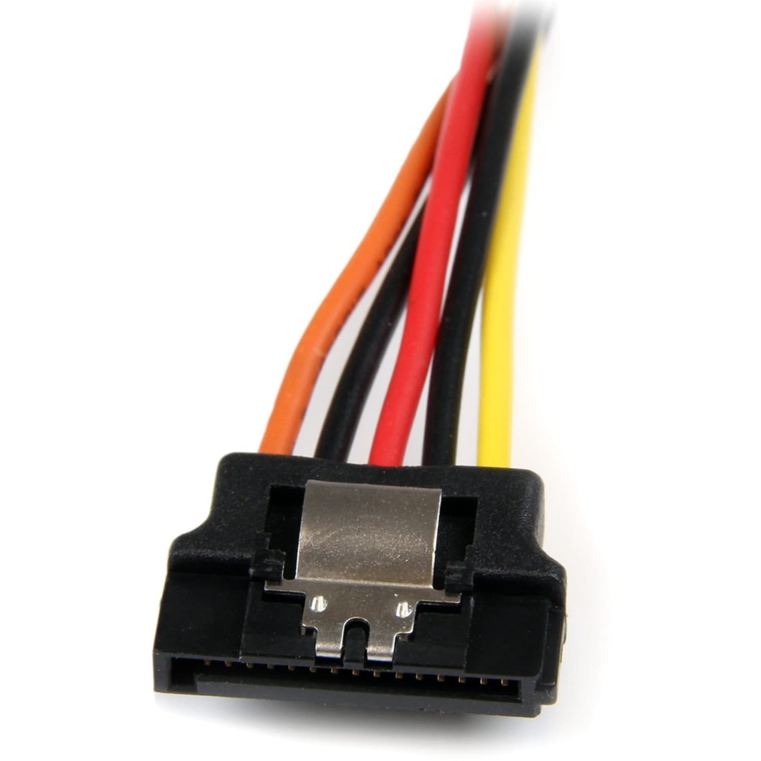StarTech.com 6in Latching SATA Power Y Splitter Cable Adapter - M/F - Add an extra SATA power outlet to your PC Power Supply - sata power splitter - sata power y adapter - sata power cable splitter -sata power y cable - Image 5