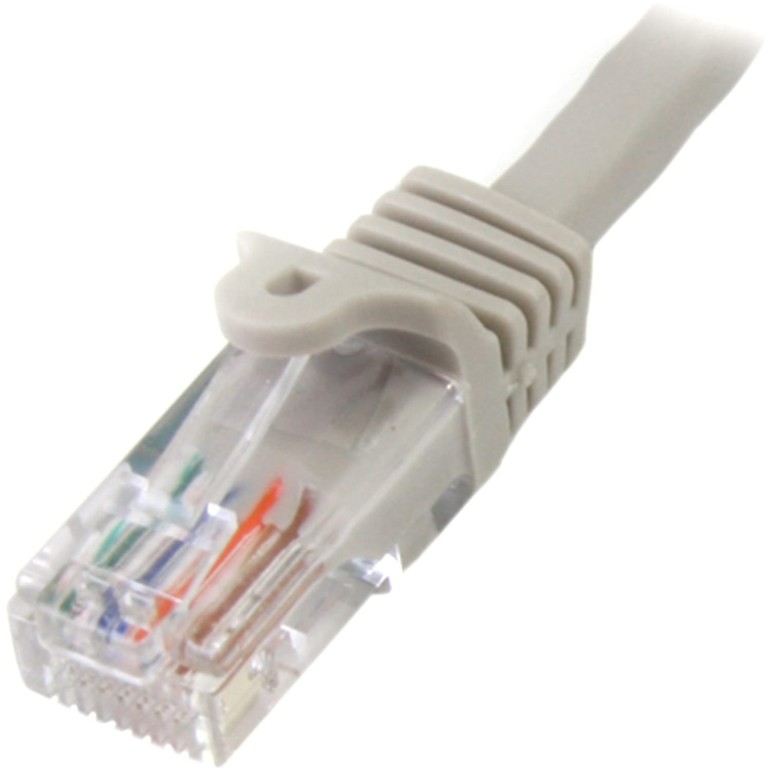 StarTech.com 50 ft Gray Snagless Cat5e UTP Patch Cable  - 50ft Cat5e Patch Cable - 50ft Cat 5e Patch Cable - 45PATCH50GR - Image 3