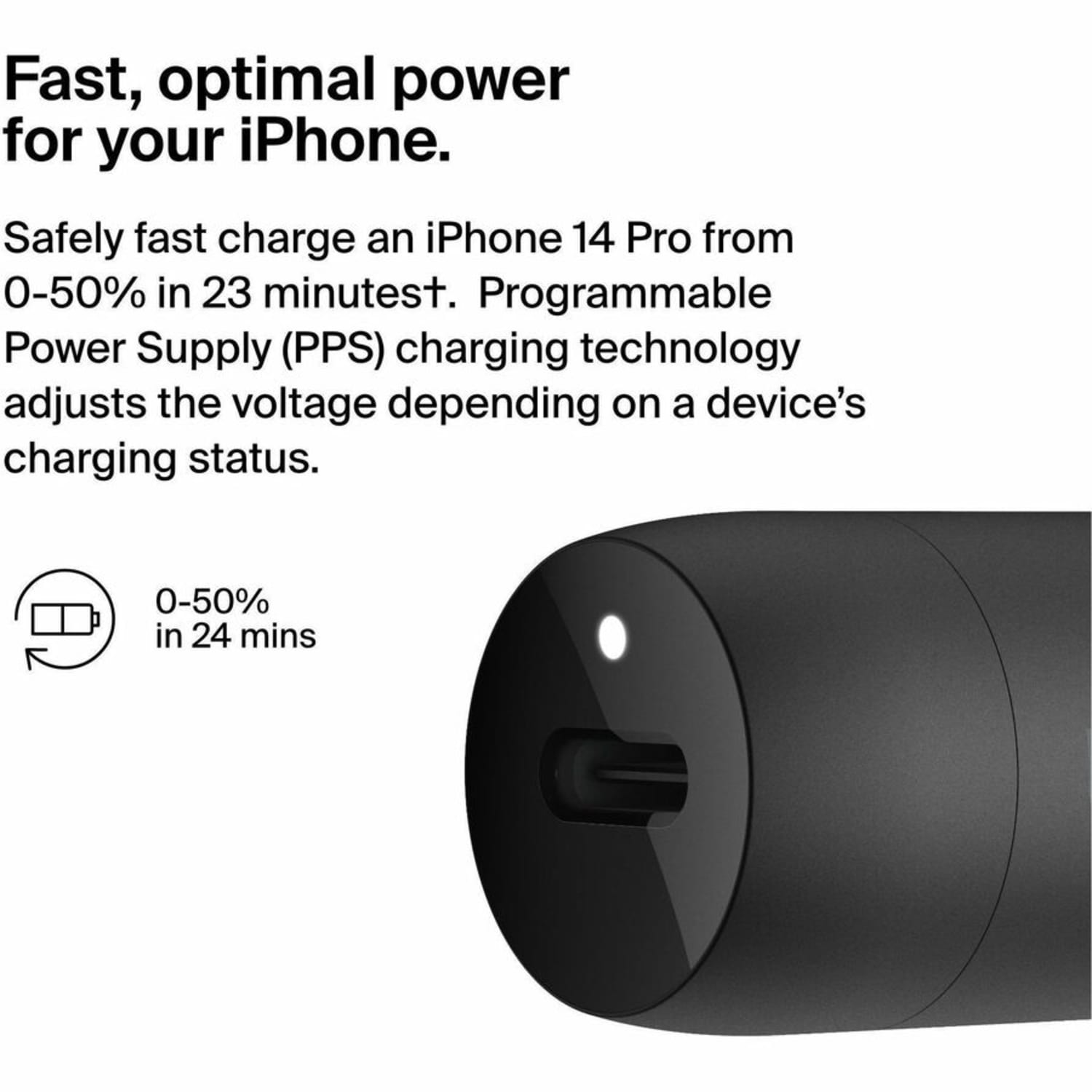 Belkin BoostCharge 30W USB-C Car Charger - Image 6