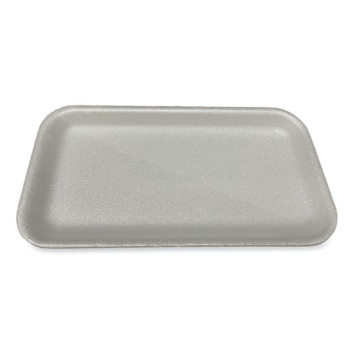 GEN Meat Trays, #17S, 11/16inH x 8-1/2inW x 4-3/4inD, White, Pack Of 500 Trays